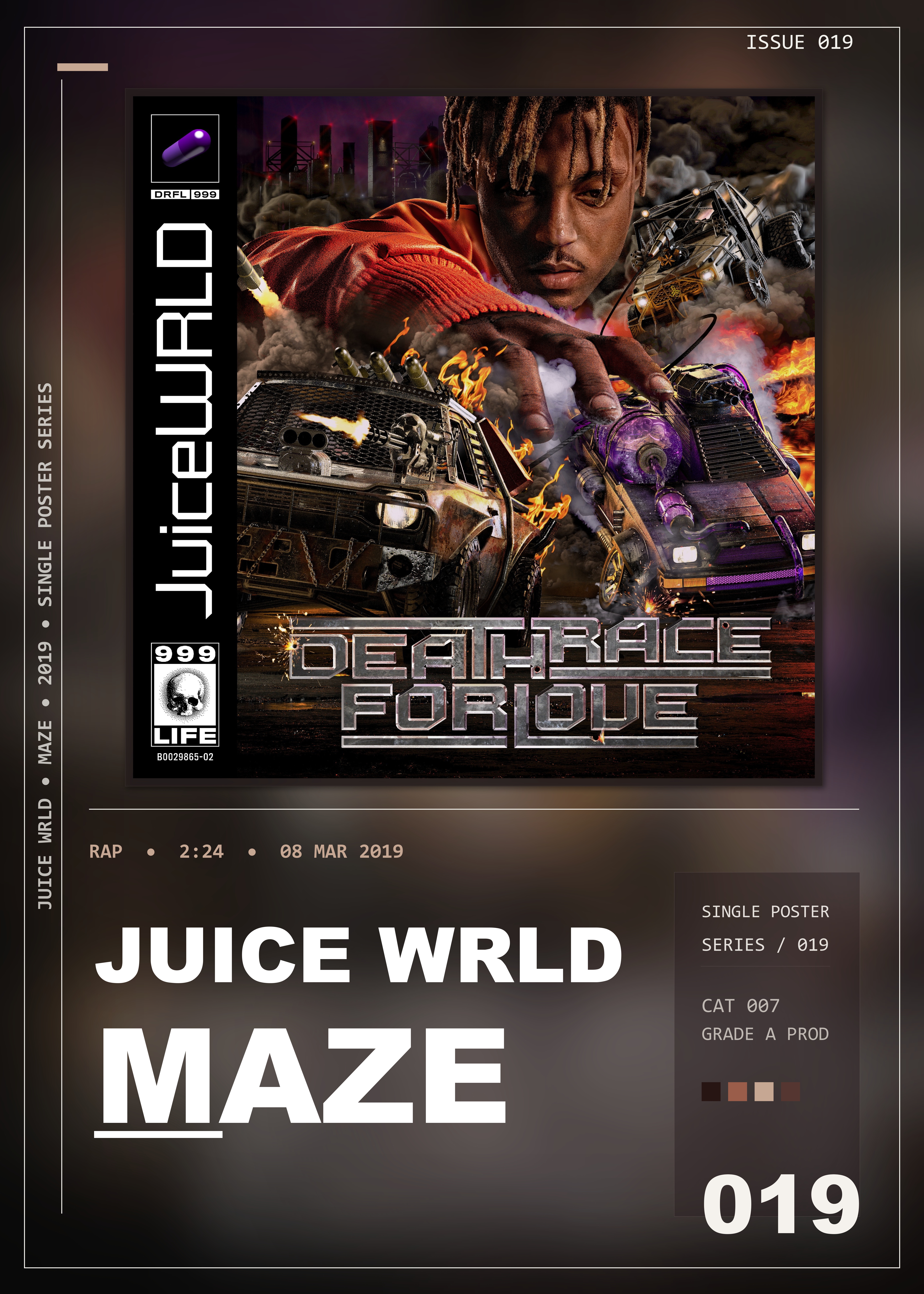 Music poster: Juice WRLD - Maze