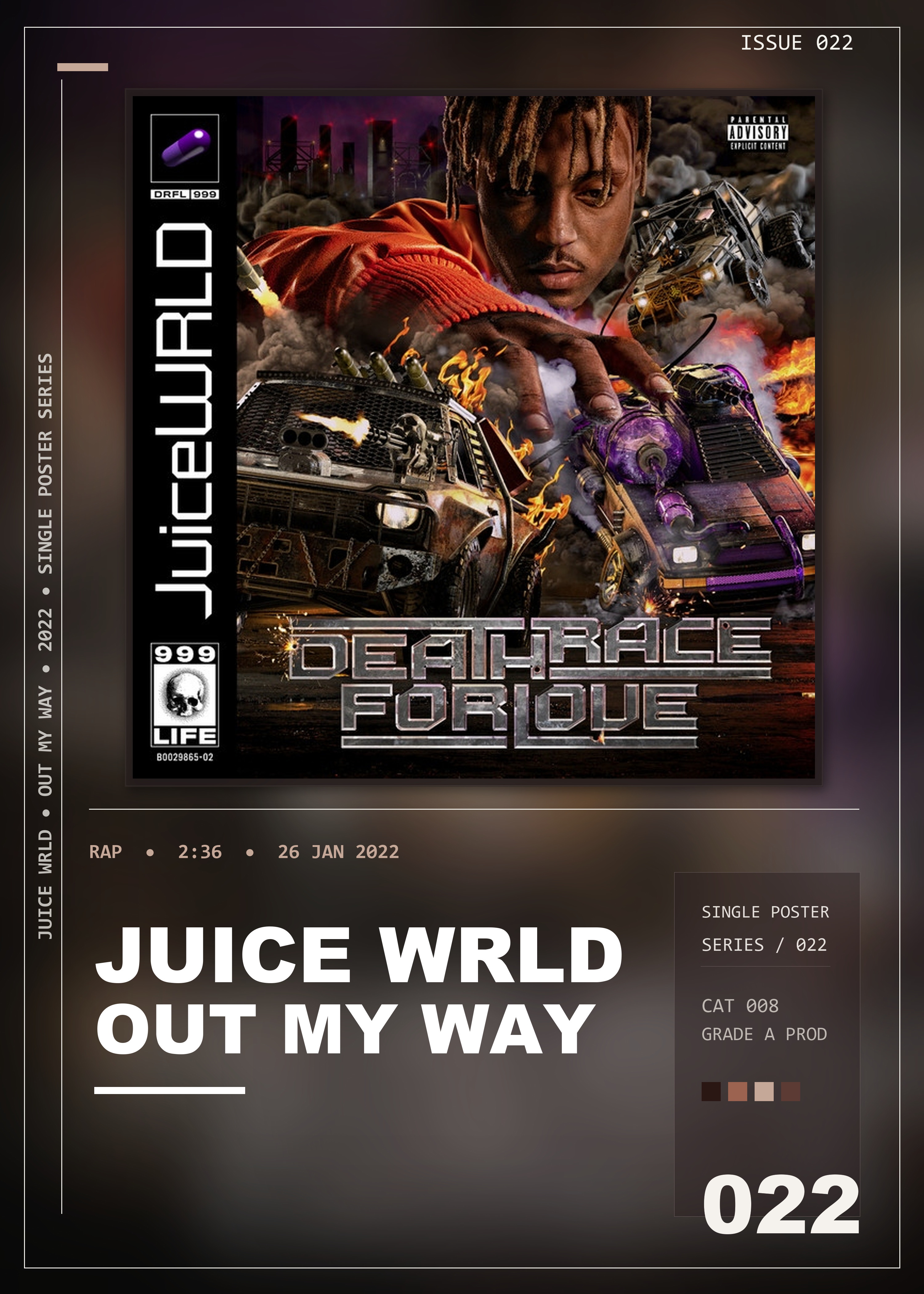 Music poster: Juice WRLD - Out My Way