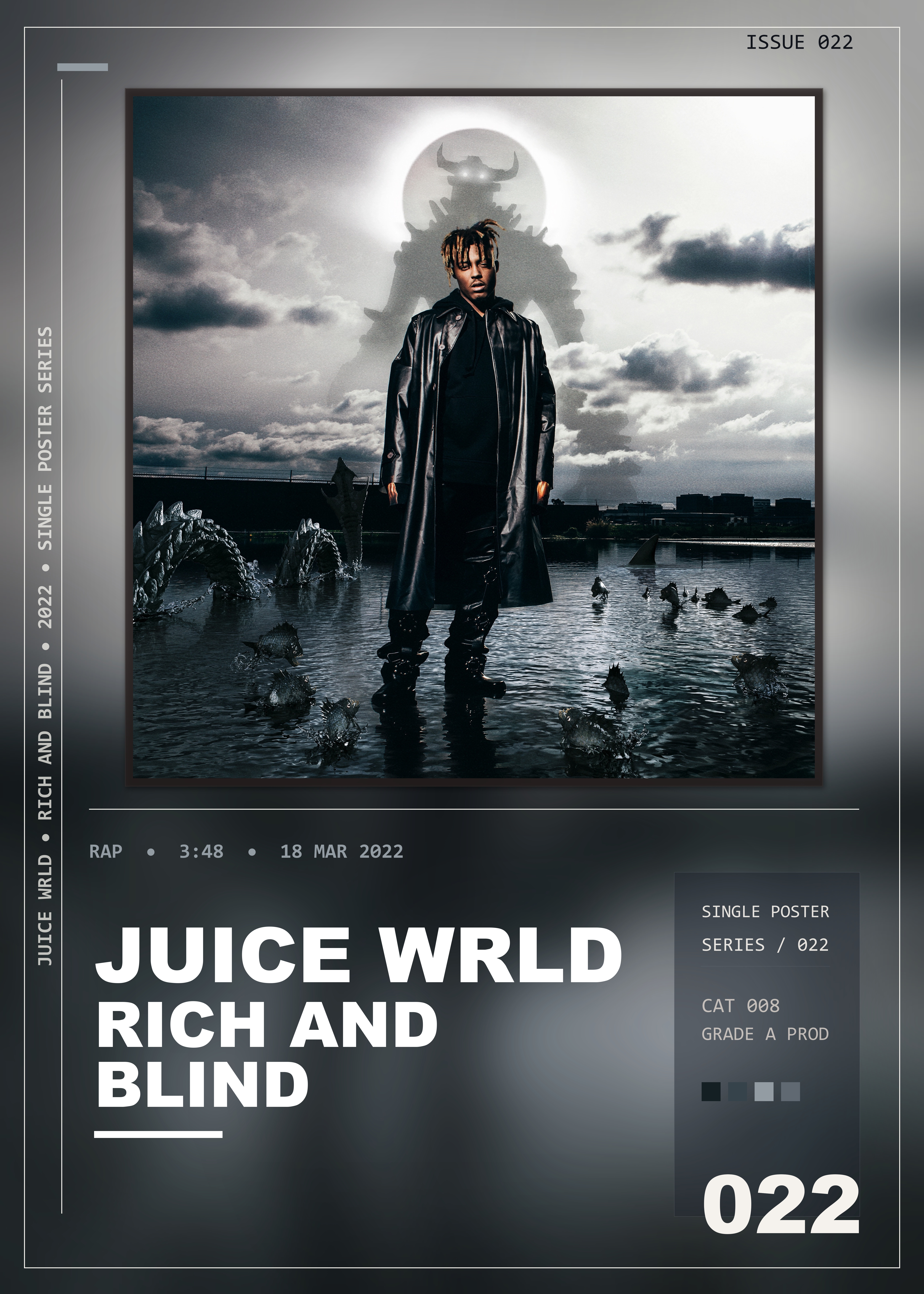 Music poster: Juice WRLD - Rich And Blind