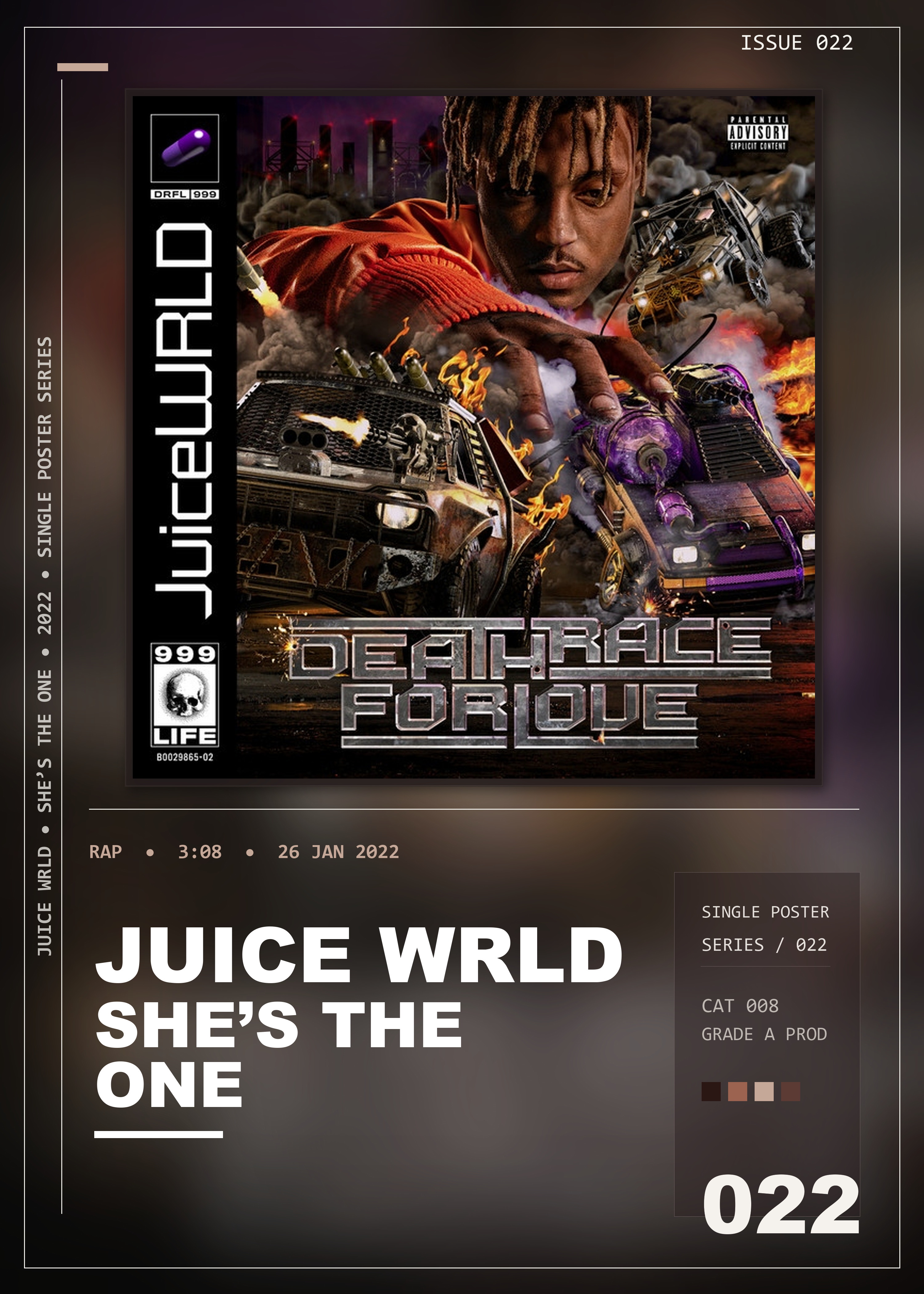 Music poster: Juice WRLD - Shes The One