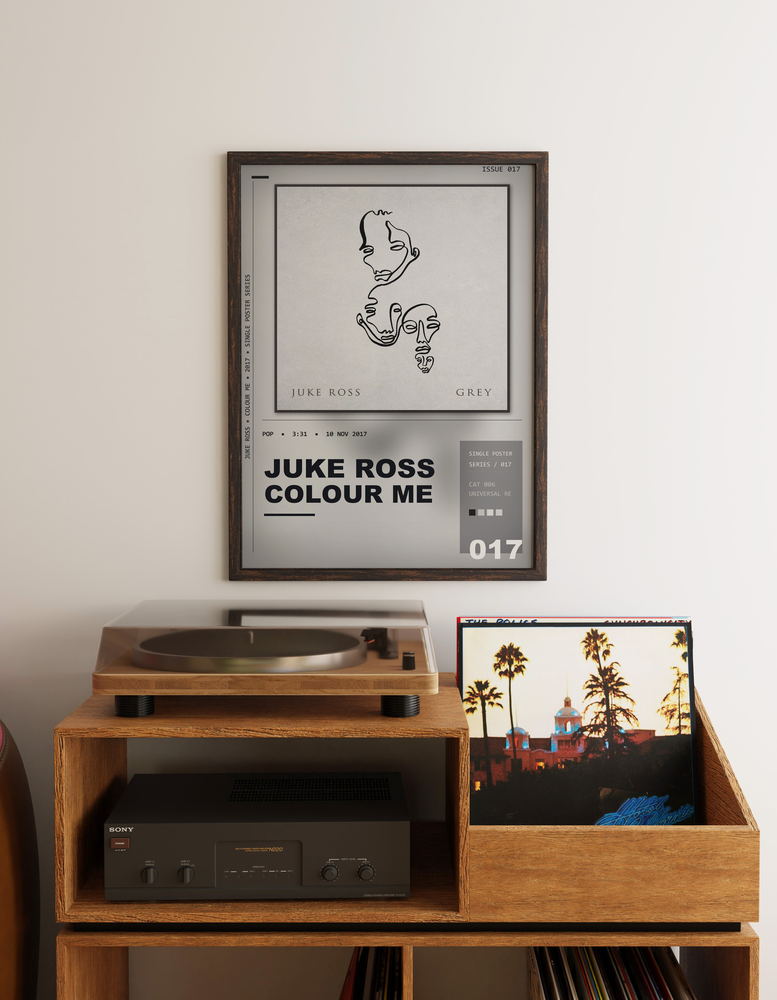 Music poster: Juke Ross - Colour Me