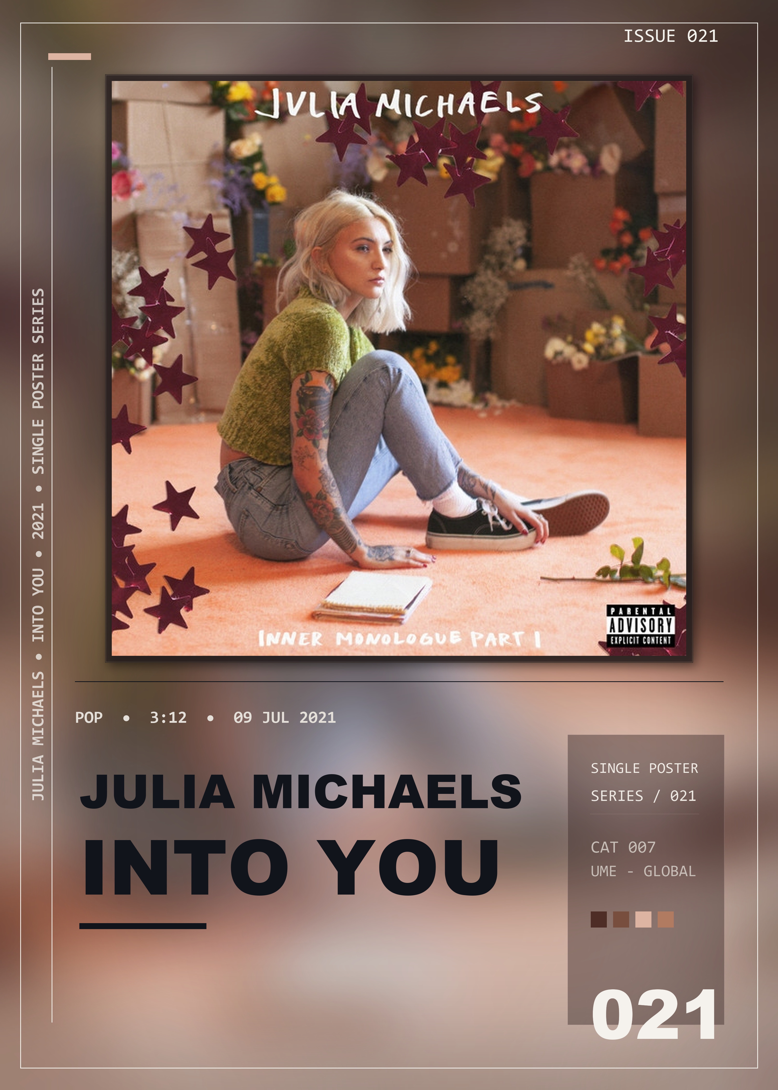 Music poster: Julia Michaels - Into You