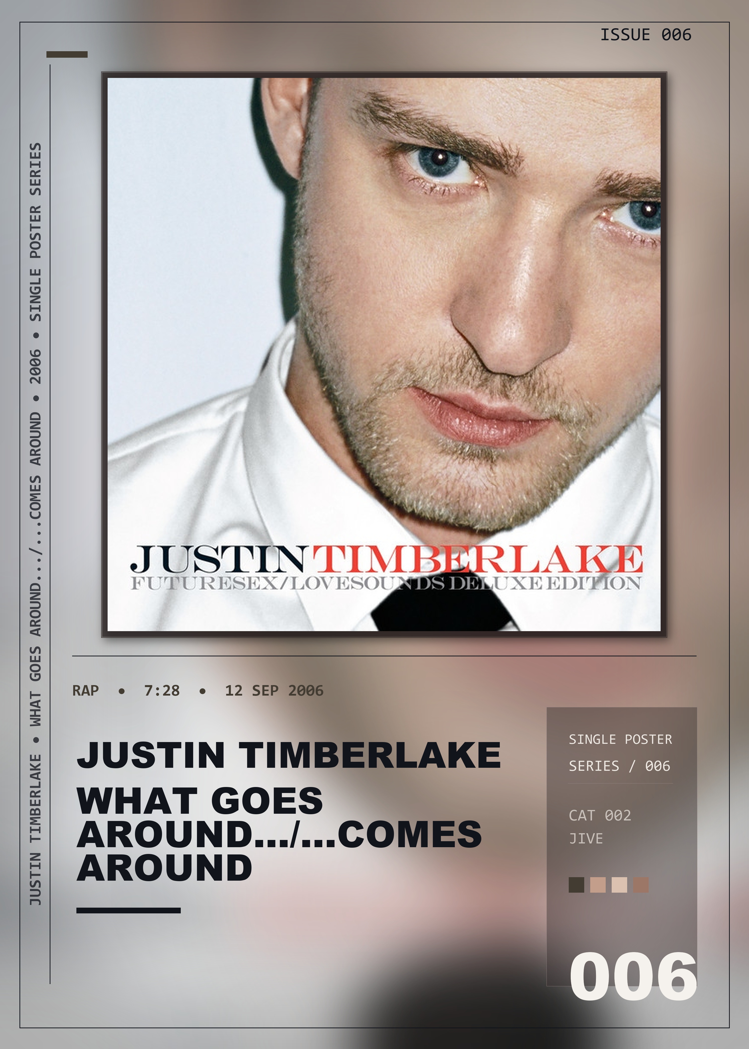 Music poster: Justin Timberlake - What Goes AroundComes Around Interlude