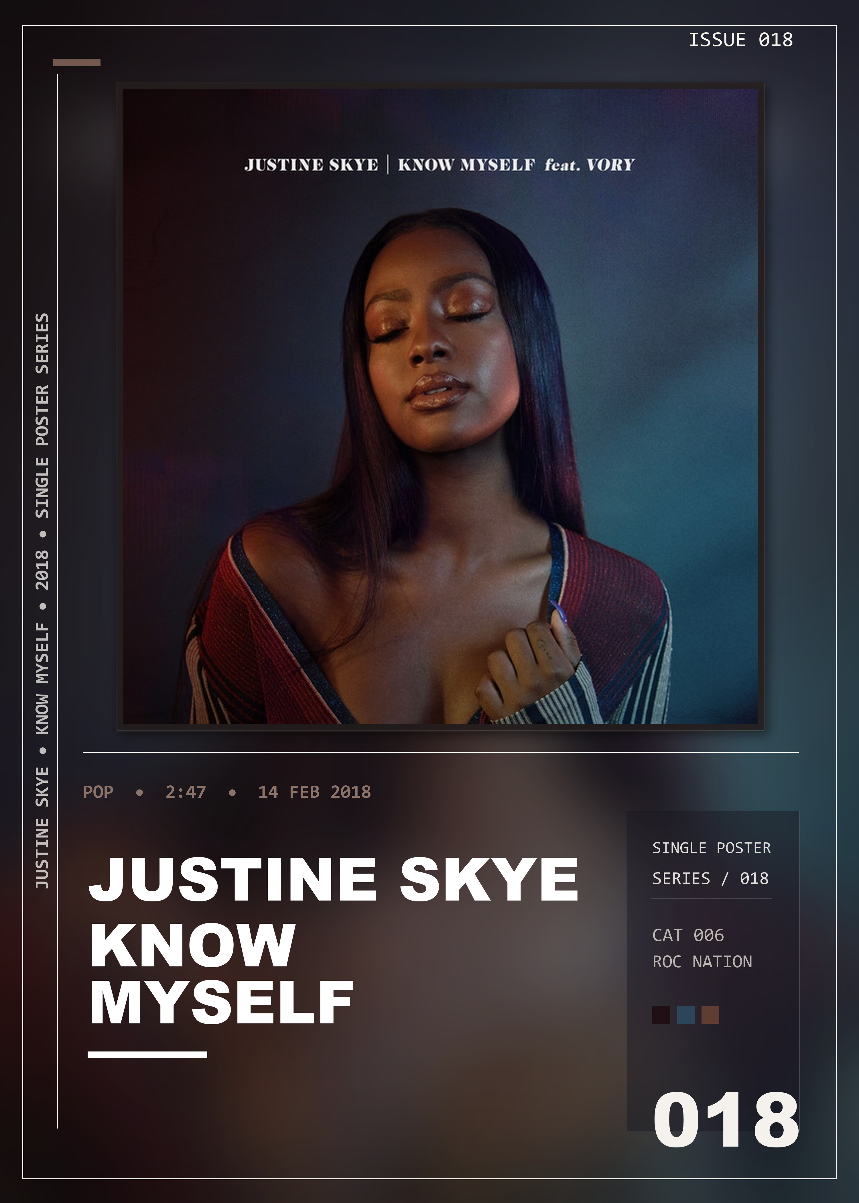 Music poster: Justine Skye - Know Myself