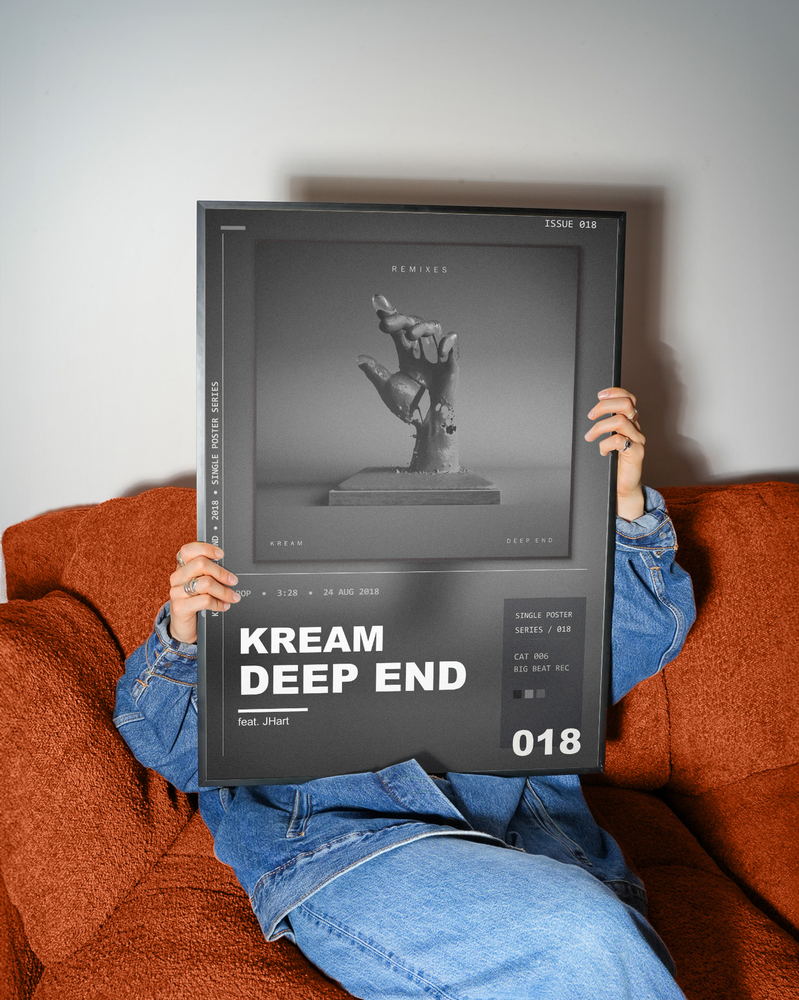Music poster: KREAM - Deep End feat JHart - Eden Prince Remix