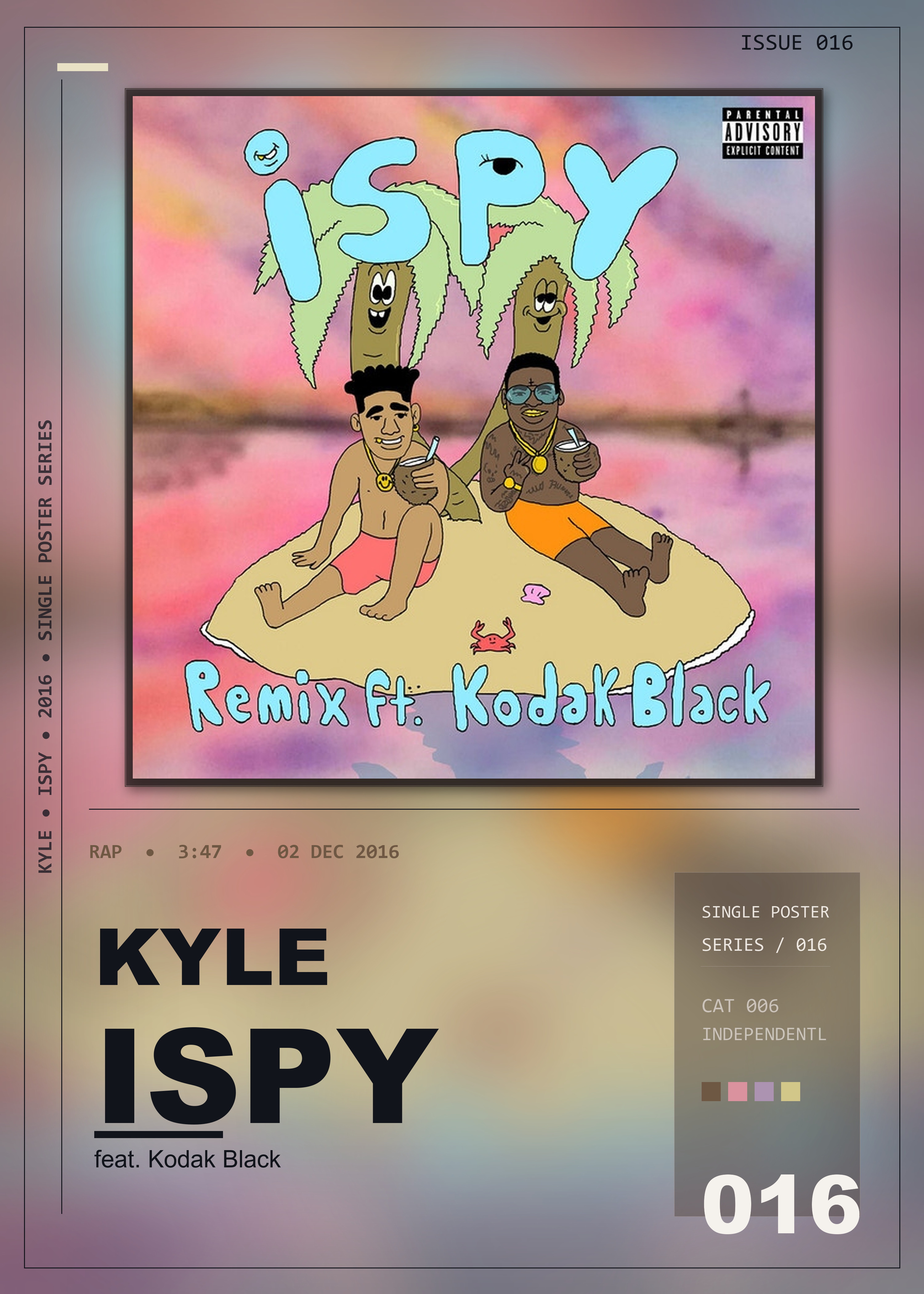 Music poster: KYLE - iSpy feat Kodak Black