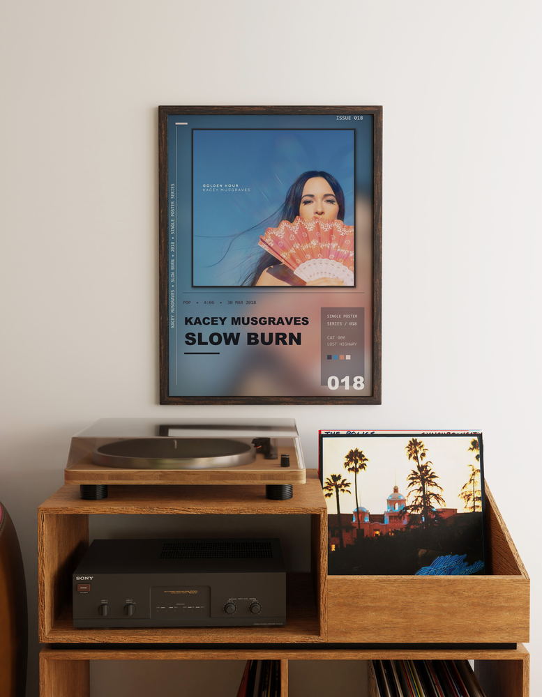 Music poster: Kacey Musgraves - Slow Burn