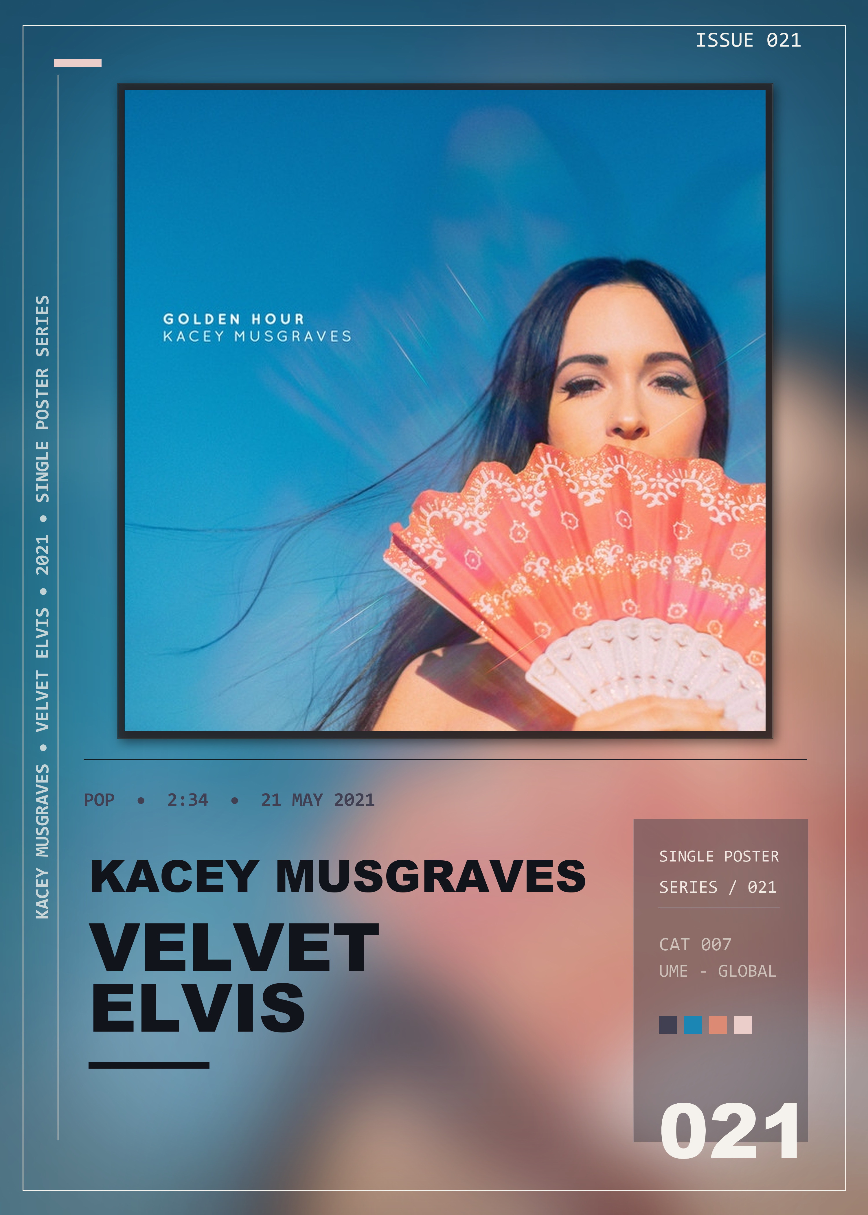 Music poster: Kacey Musgraves - Velvet Elvis