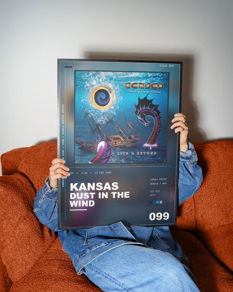 Music poster: Kansas - Dust in the Wind