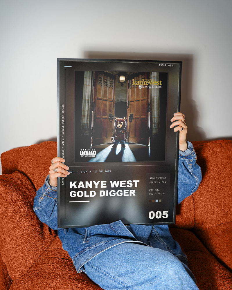 Music poster: Kanye West - Gold Digger
