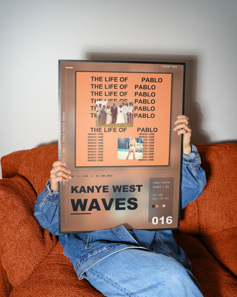 Music poster: Kanye West - Waves