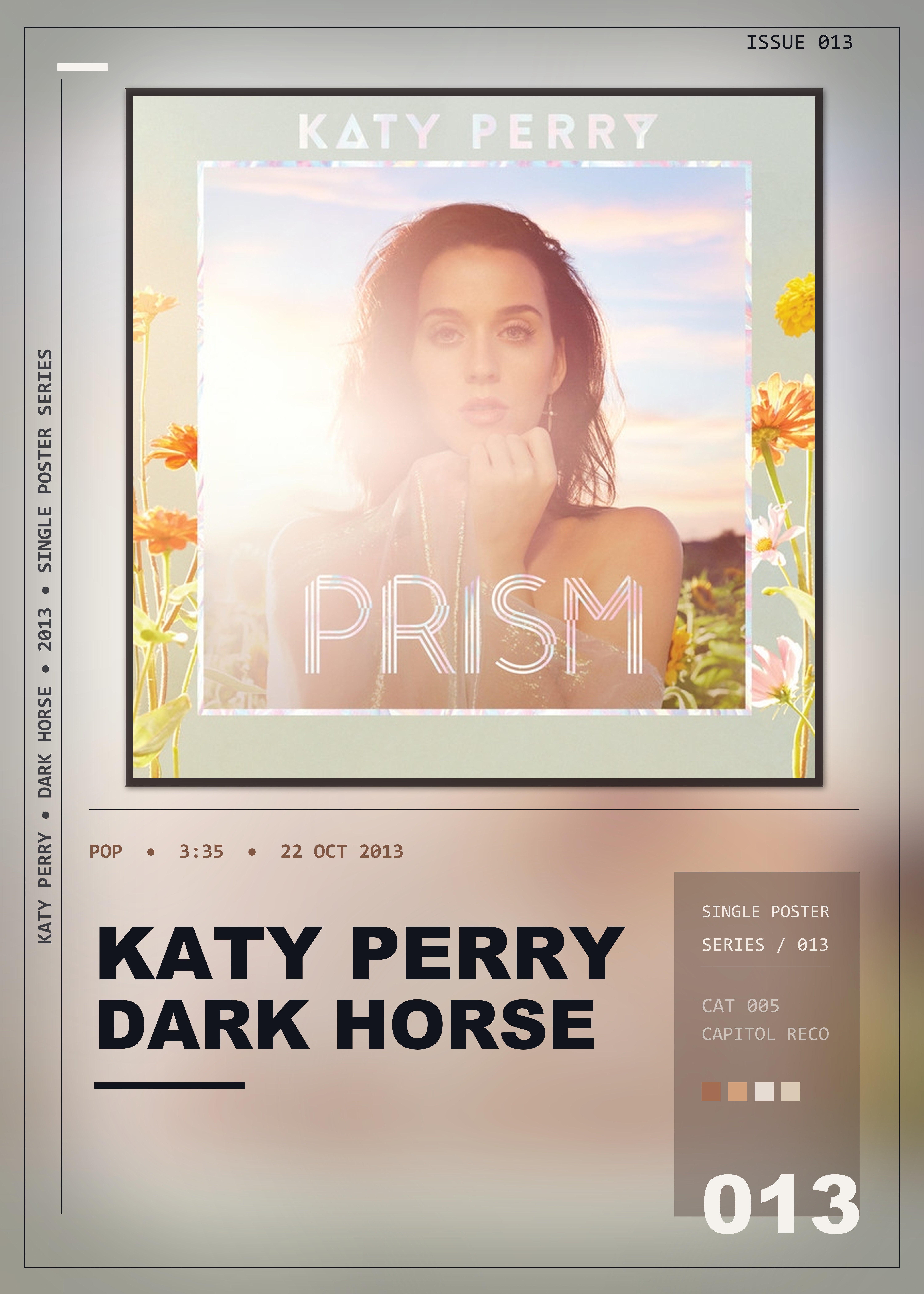 Music poster: Katy Perry - Dark Horse