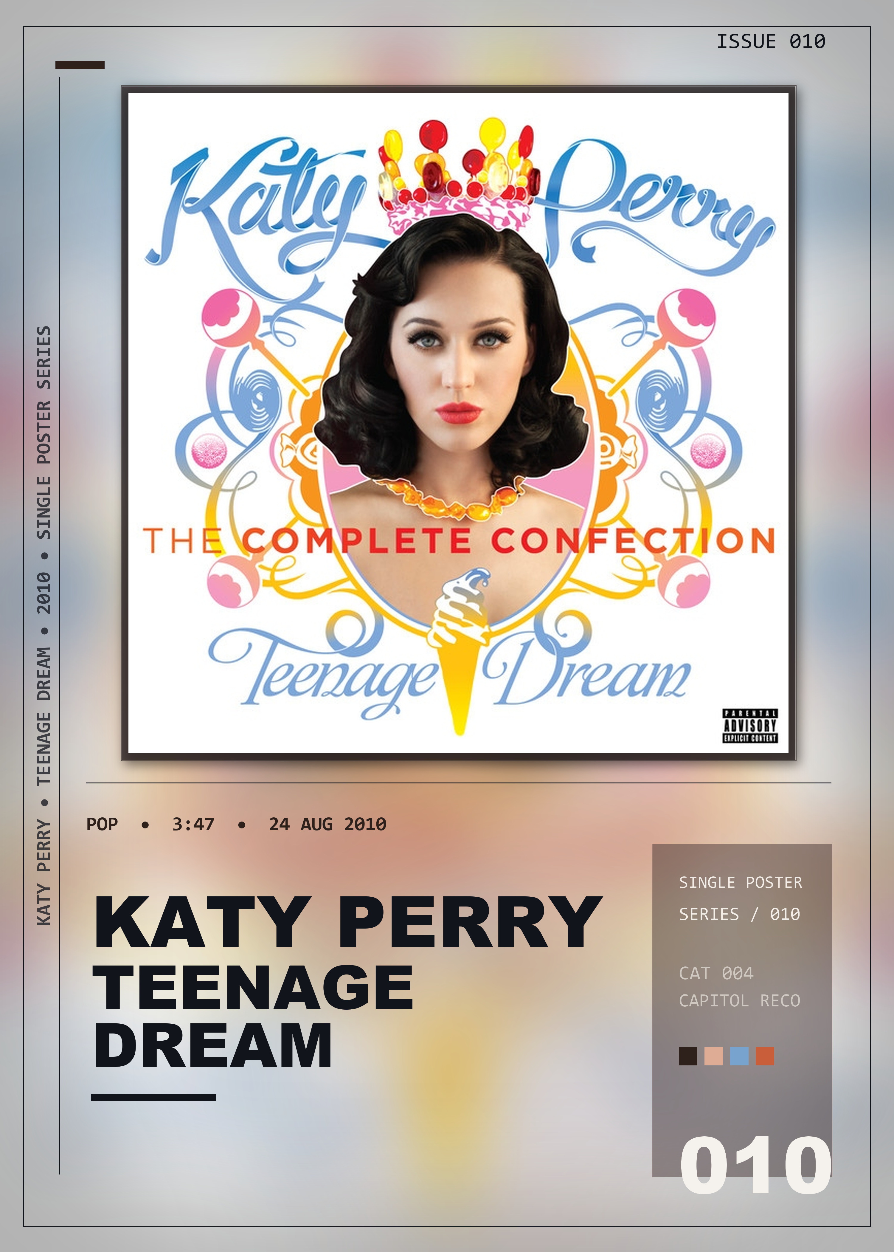Music poster: Katy Perry - Teenage Dream
