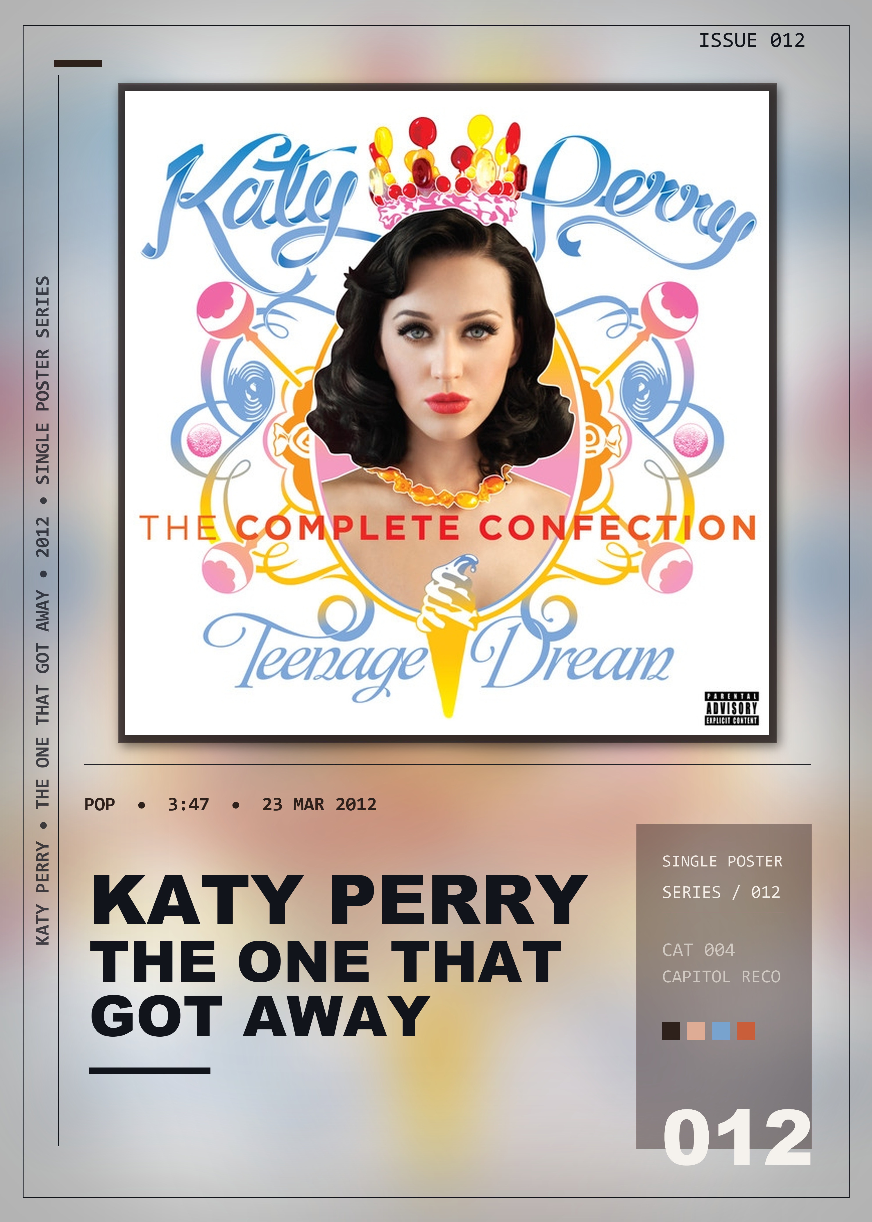 Music poster: Katy Perry - The One That Got Away