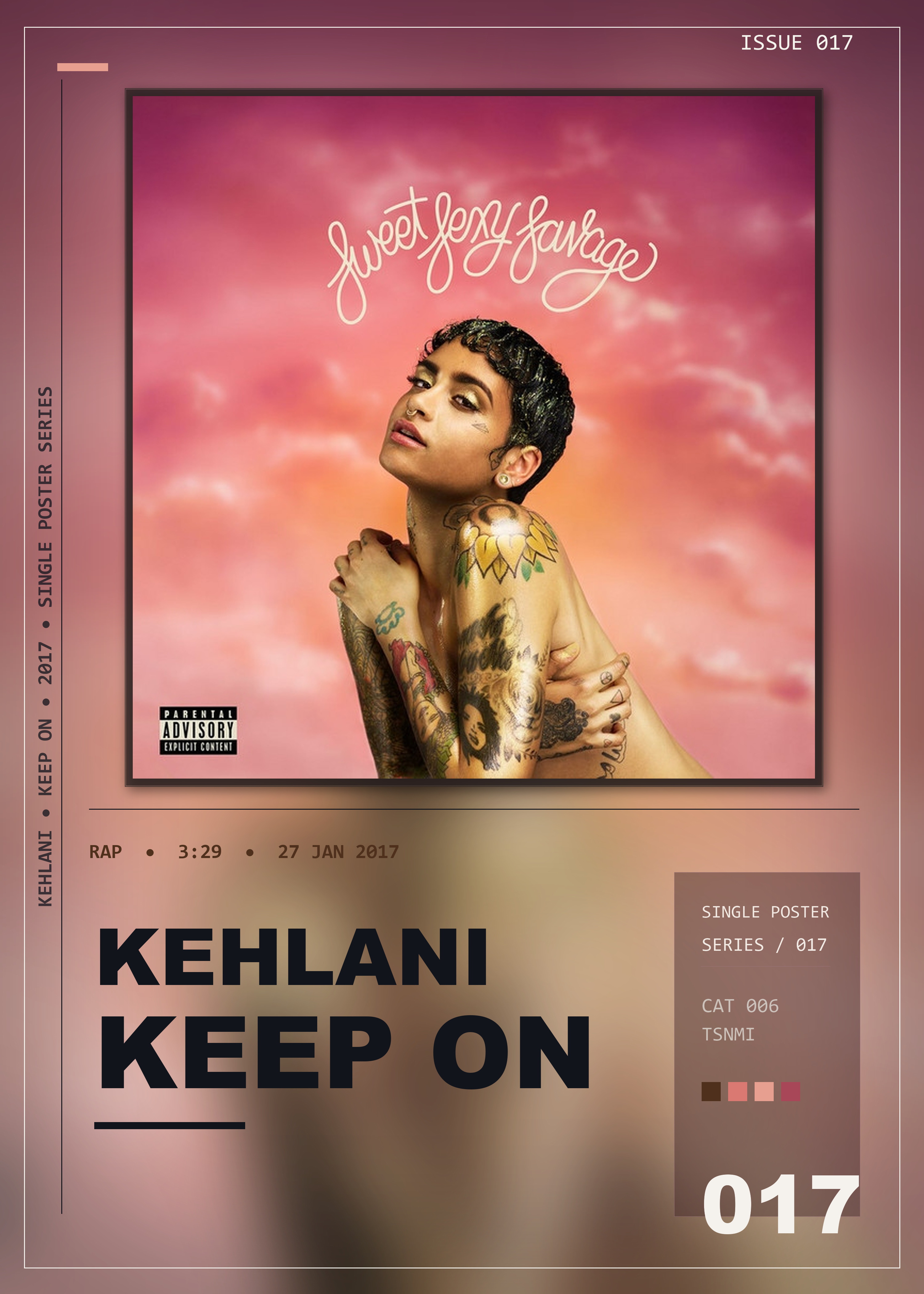 Music poster: Kehlani - Keep On