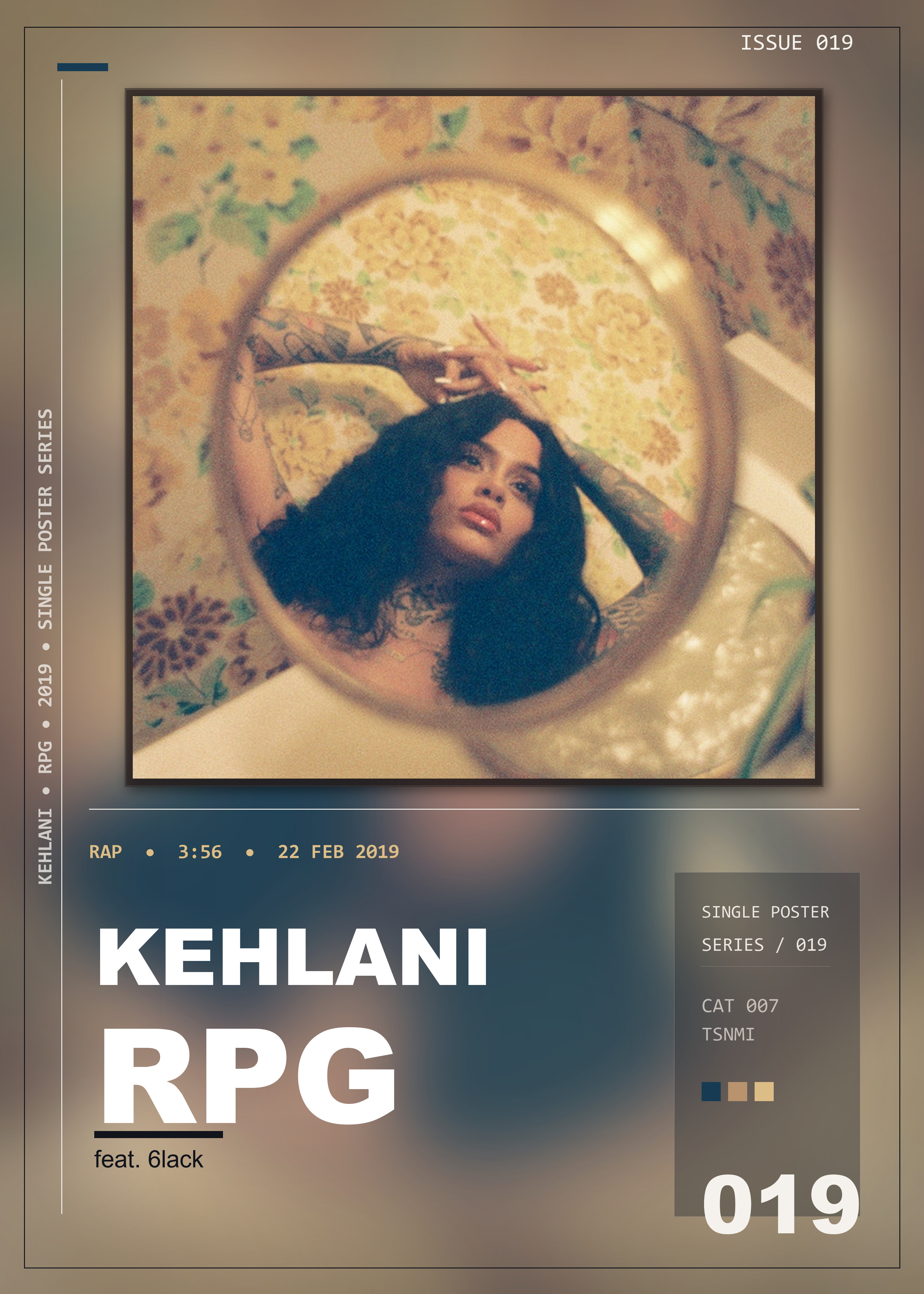 Music poster: Kehlani - RPG feat 6lack