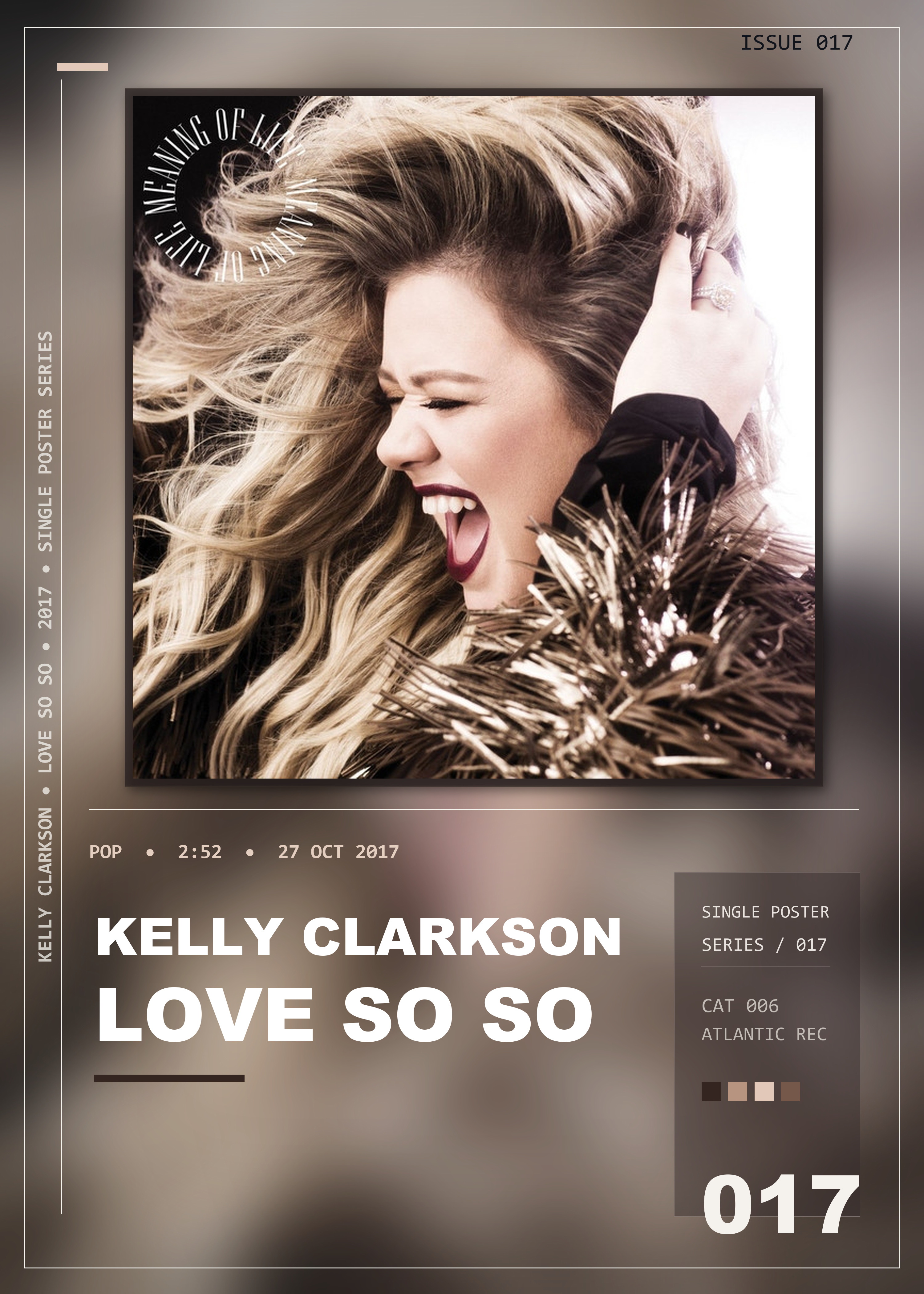 Music poster: Kelly Clarkson - Love So Soft
