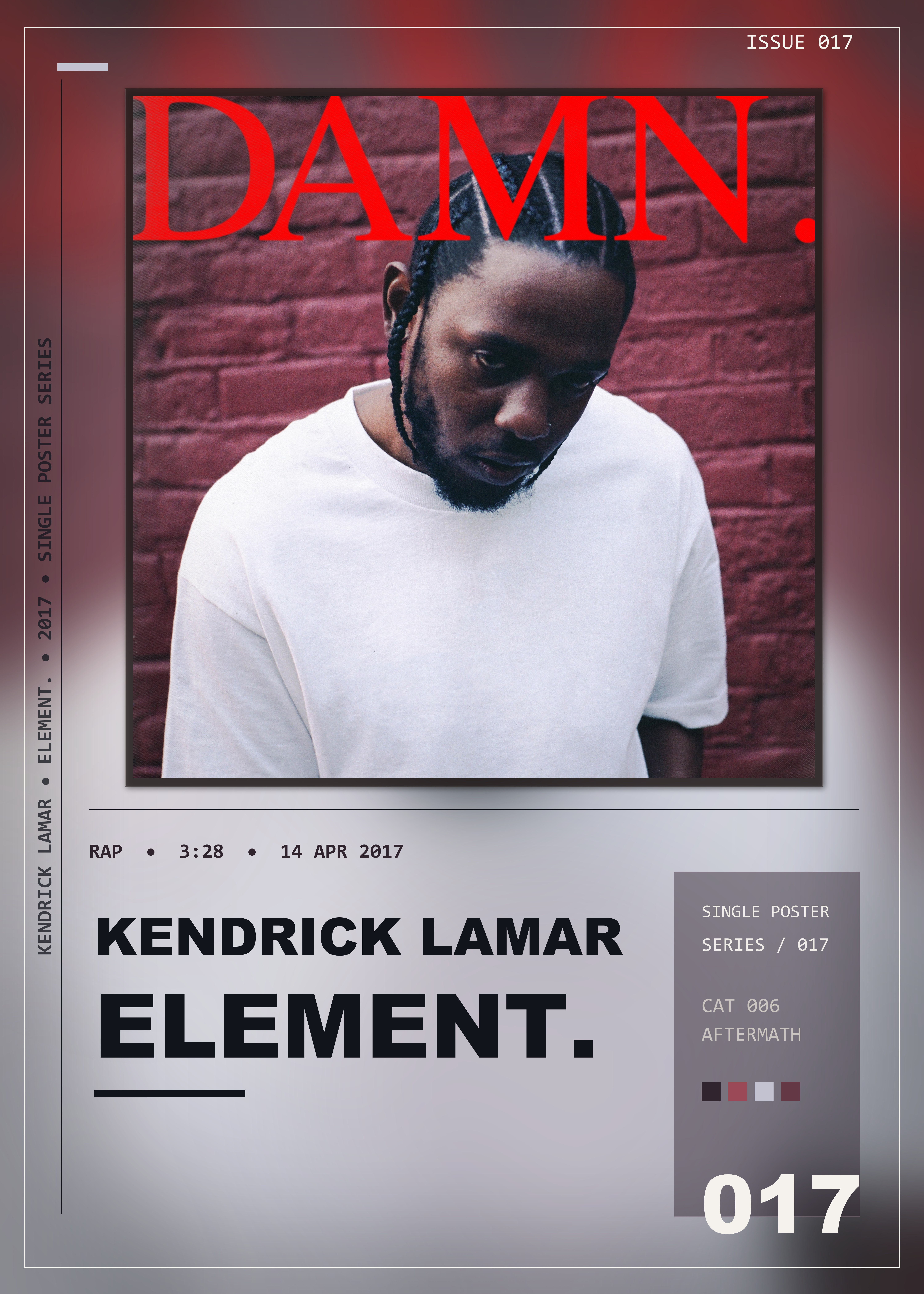 Music poster: Kendrick Lamar - ELEMENT