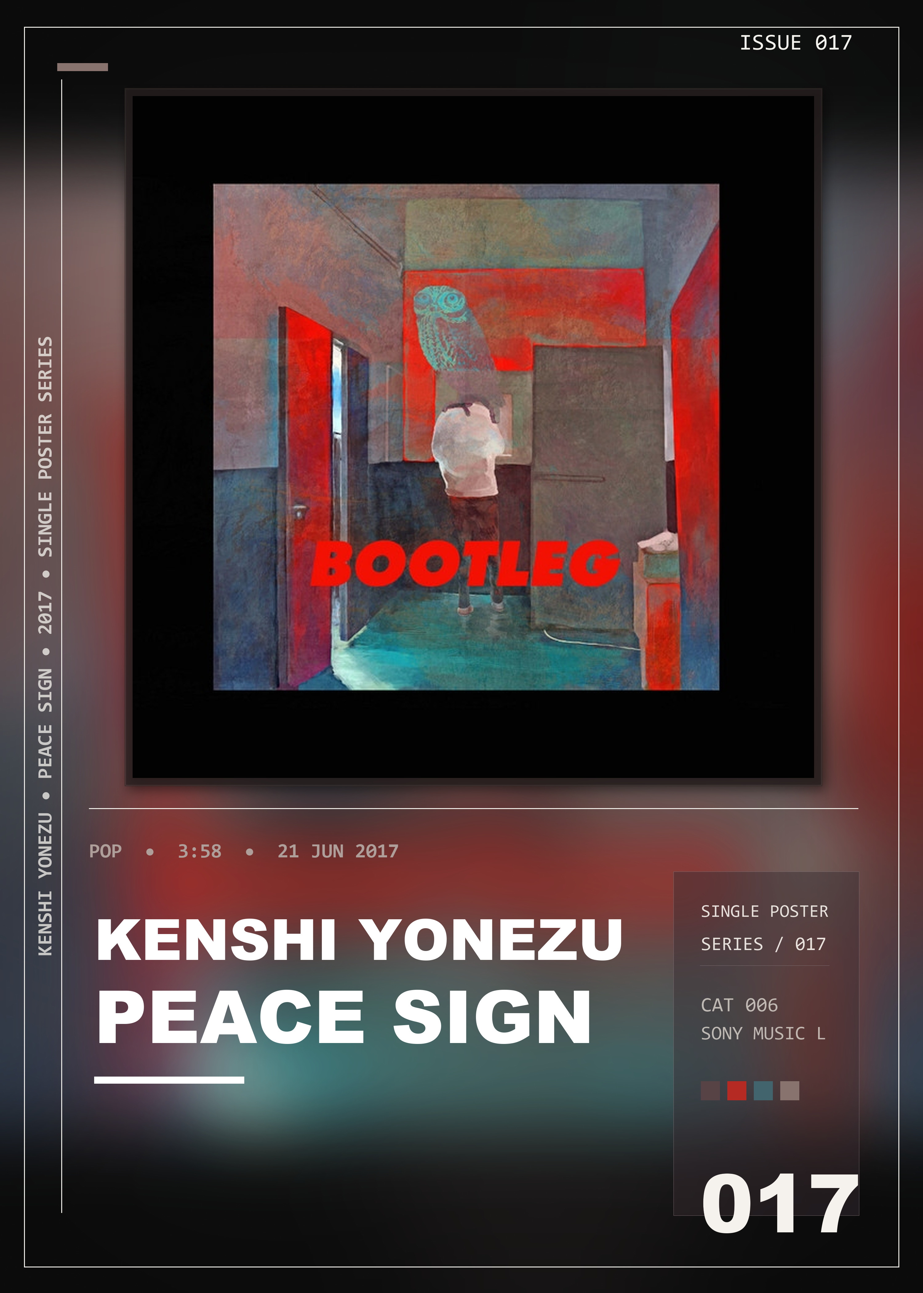 Music poster: Kenshi Yonezu - Peace Sign