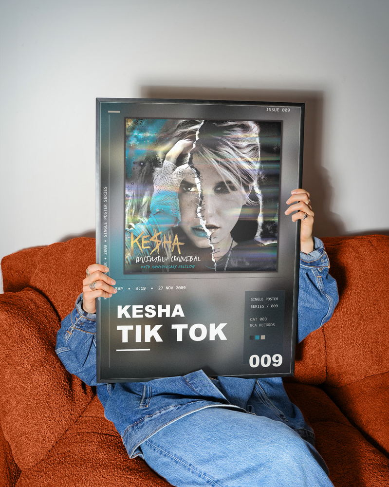 Music poster: Kesha - TiK ToK