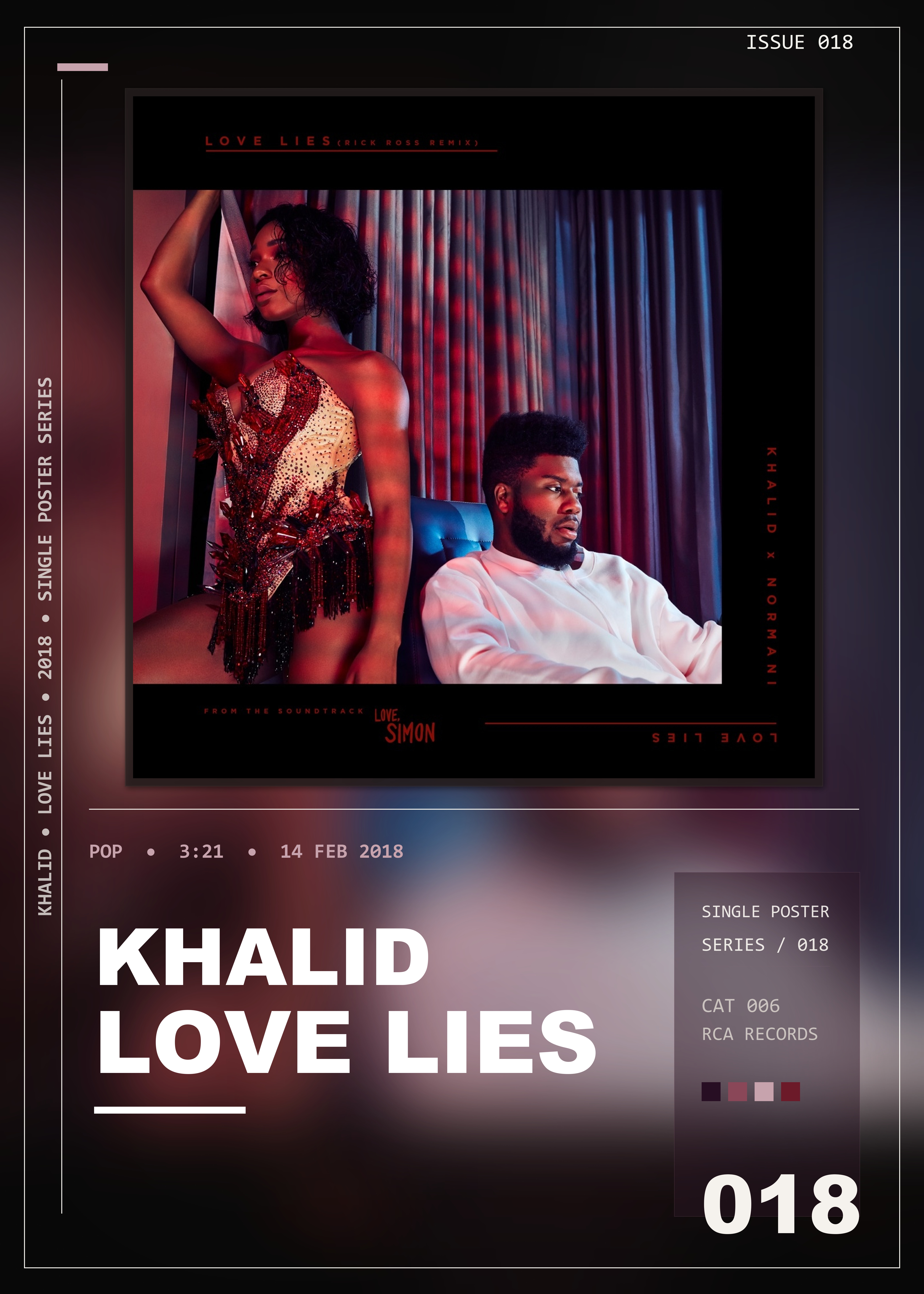 Music poster: Khalid - Love Lies with Normani