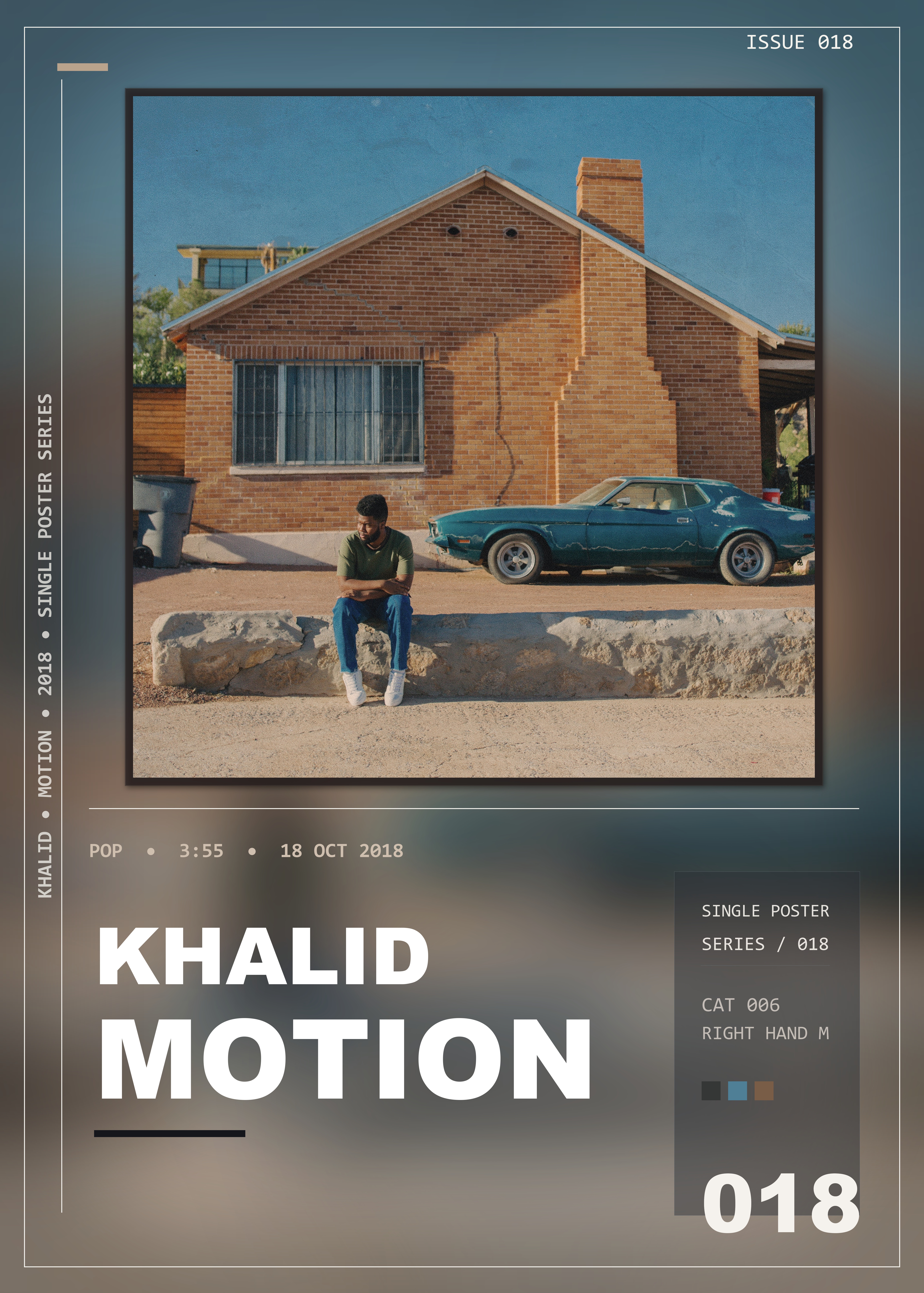 Music poster: Khalid - Motion