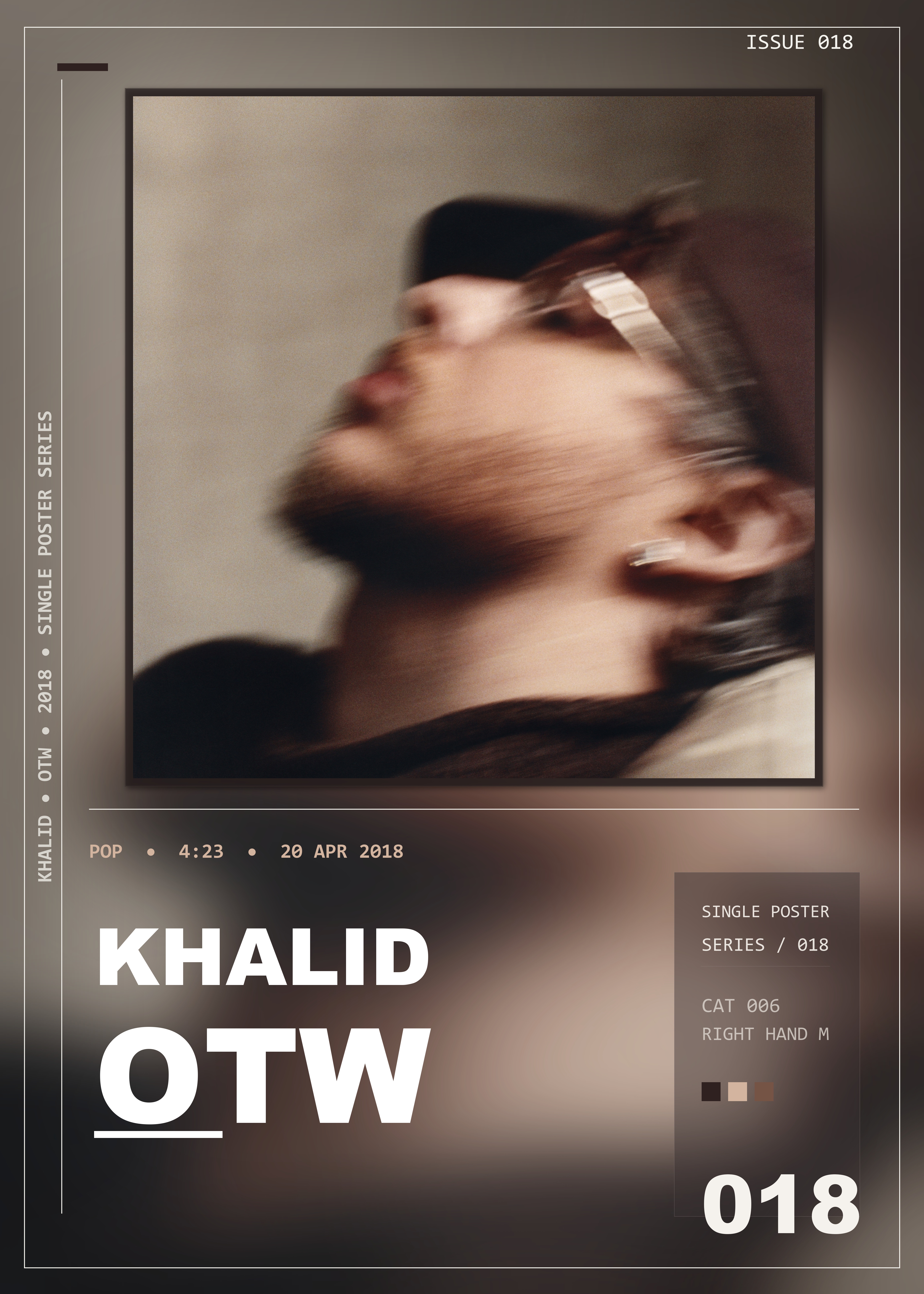 Music poster: Khalid - OTW