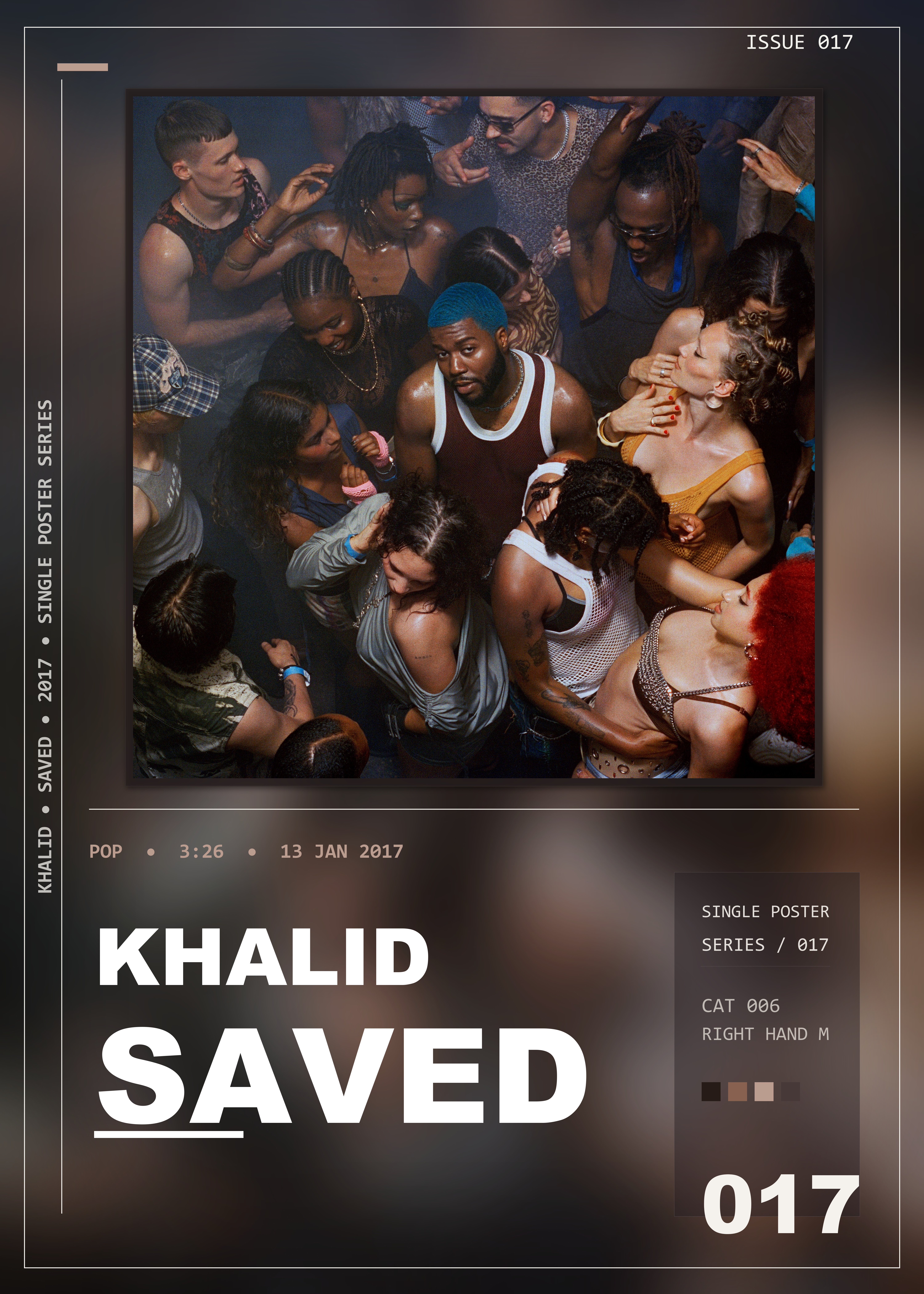 Music poster: Khalid - Saved