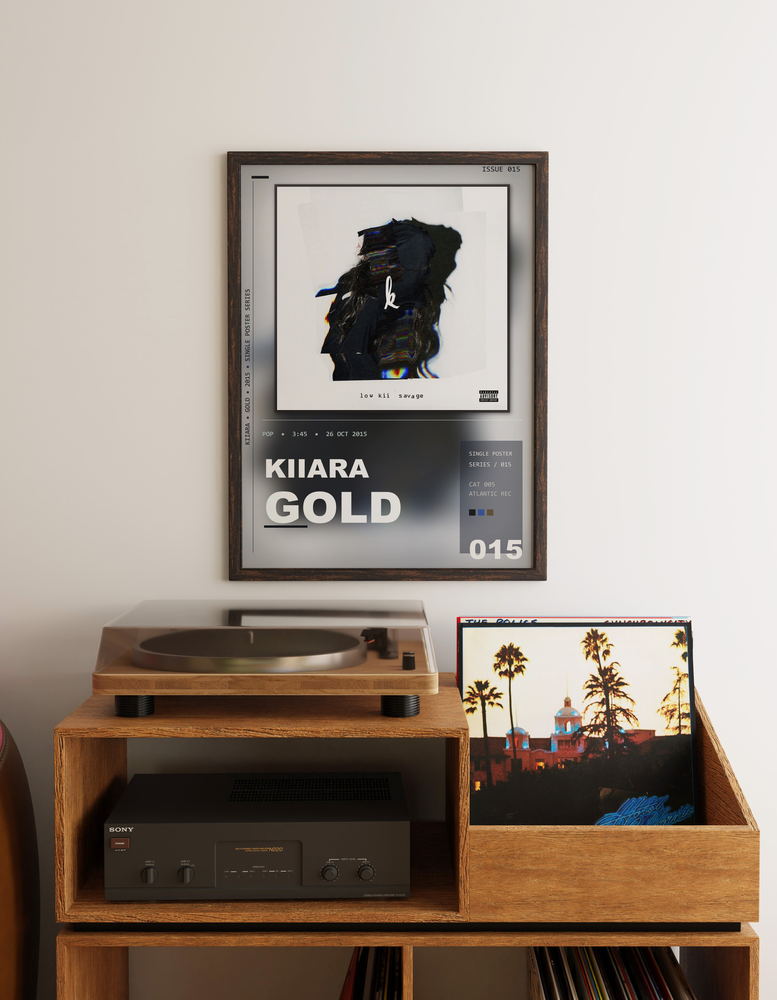 Music poster: Kiiara - Gold