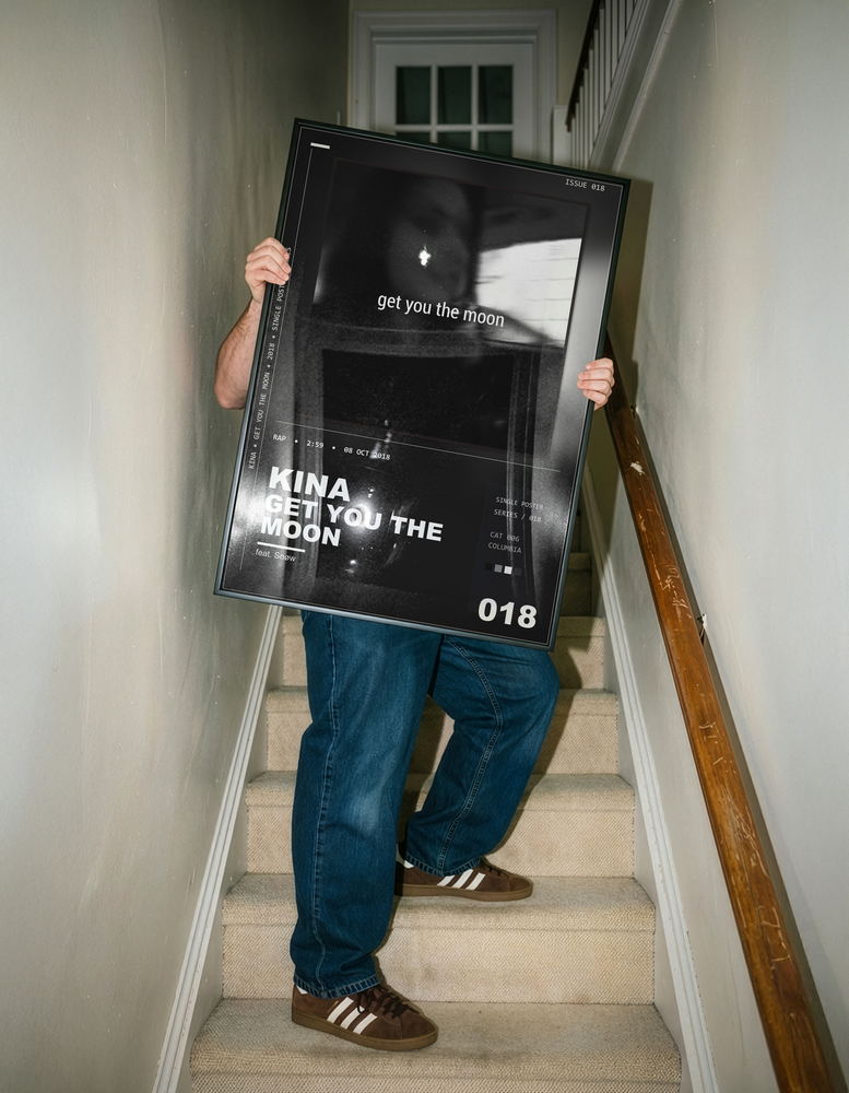 Music poster: Kina - Get You The Moon feat Snøw