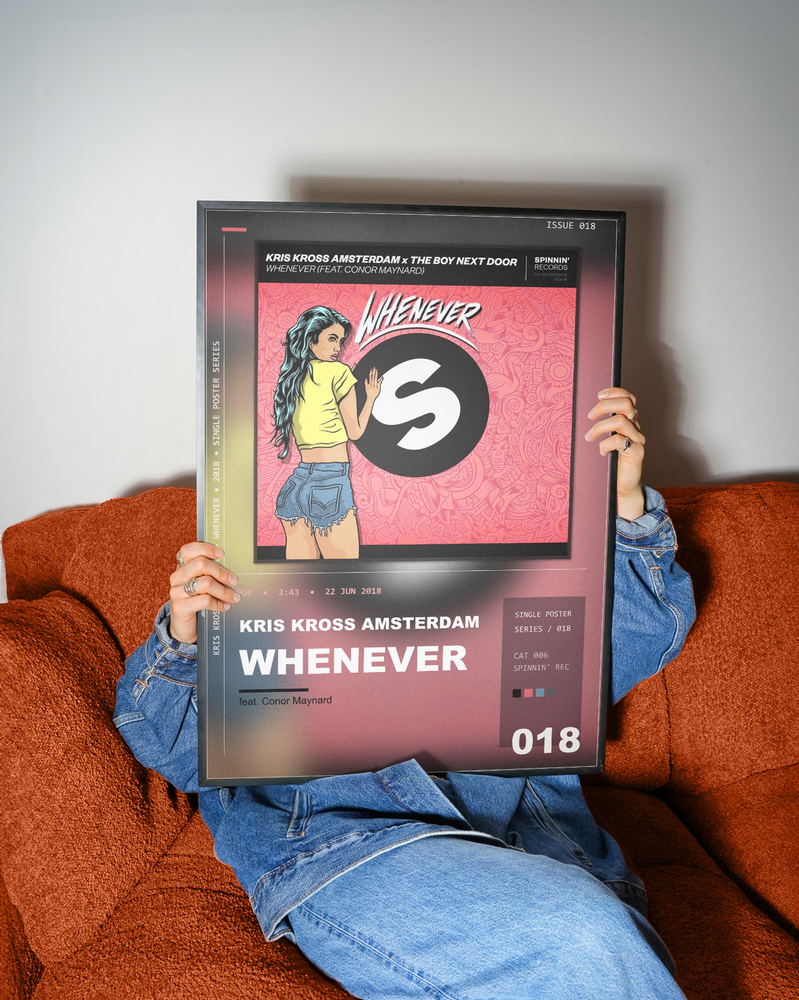 Music poster: Kris Kross Amsterdam - Whenever feat Conor Maynard