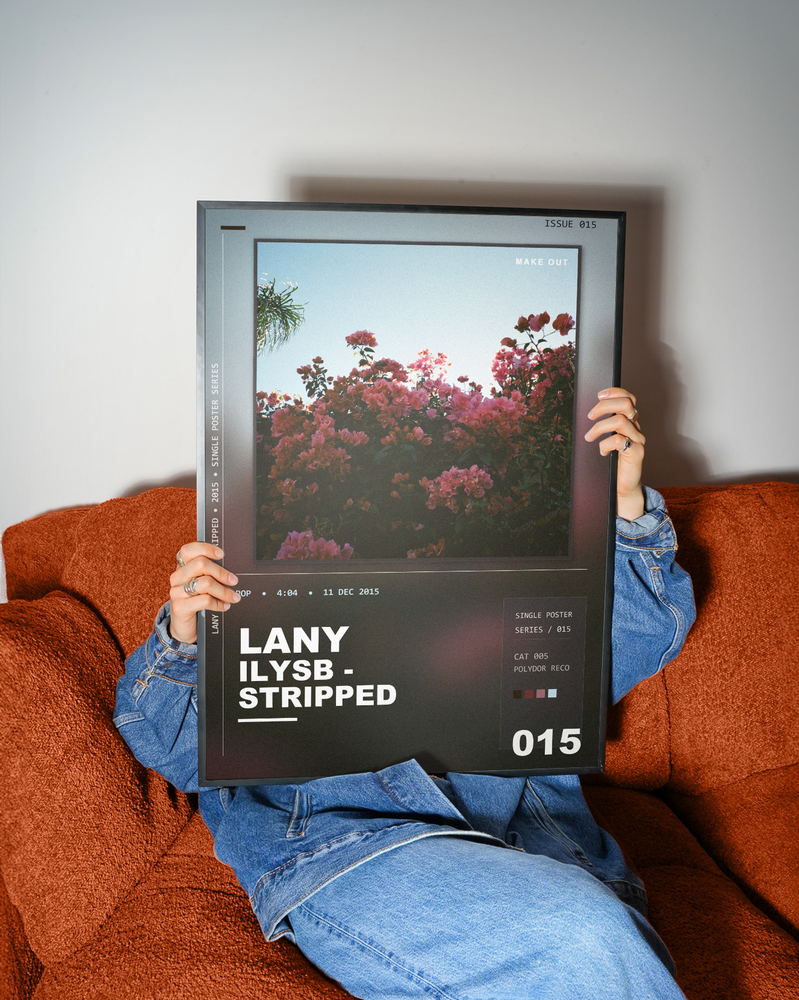 Music poster: LANY - ILYSB - STRIPPED