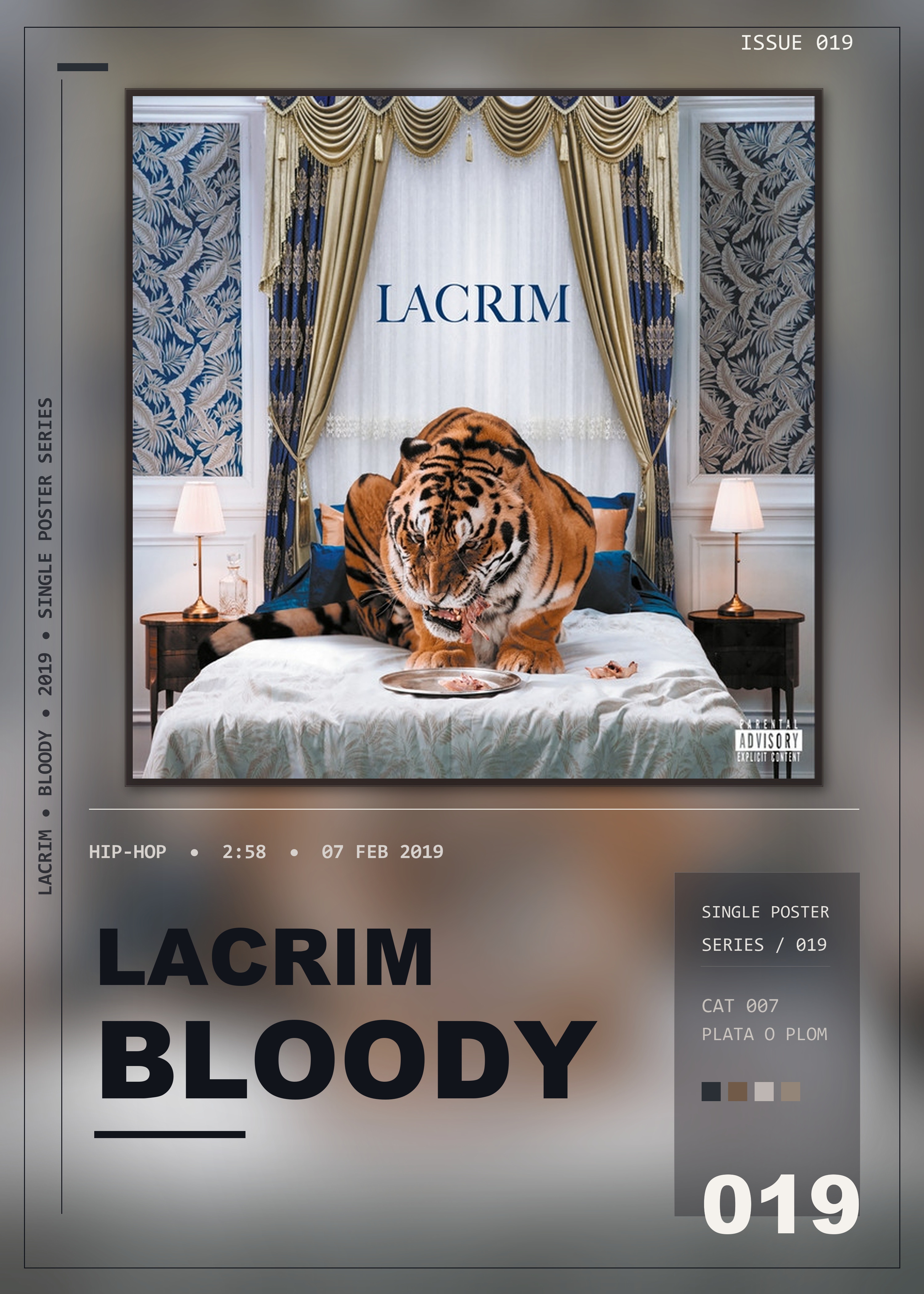 Music poster: Lacrim - Bloody