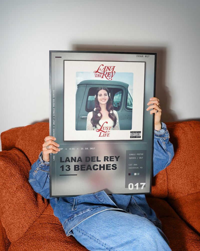 Music poster: Lana Del Rey - 13 Beaches