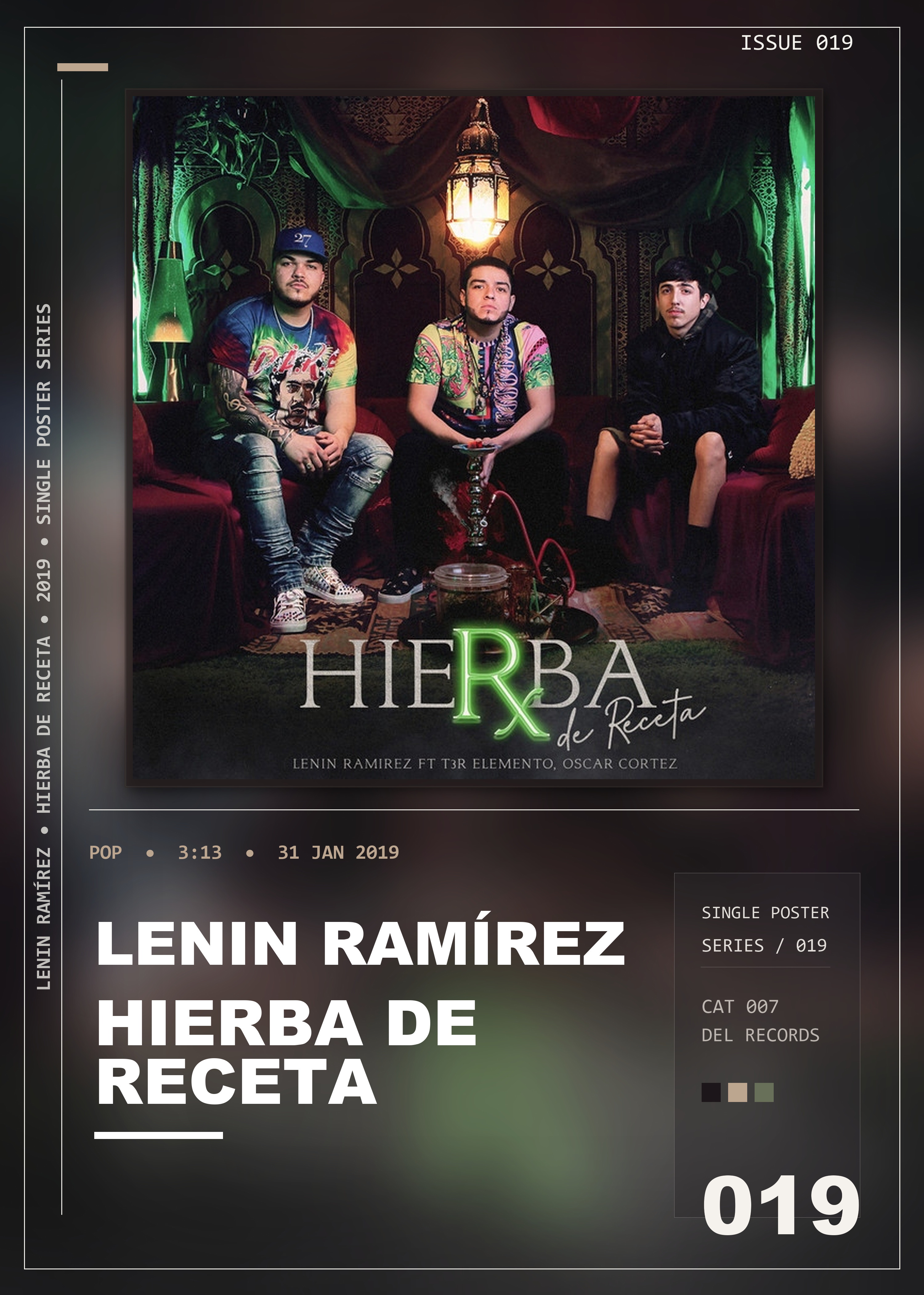 Music poster: Lenin Ramírez - Hierba de Receta