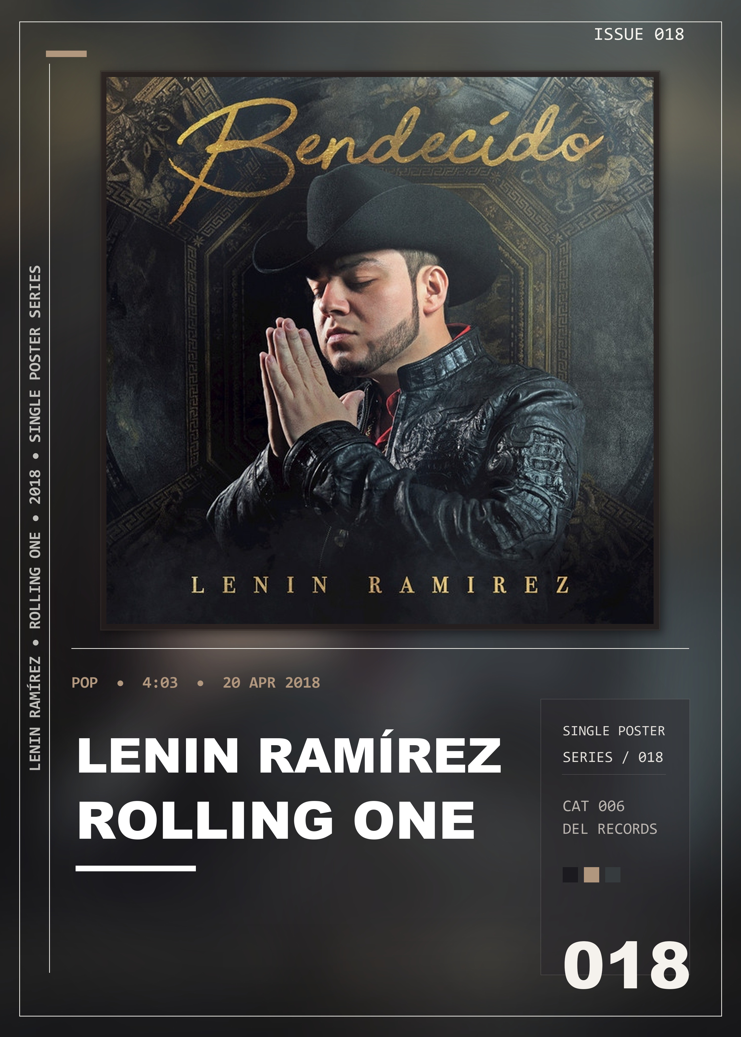 Music poster: Lenin Ramírez - Rolling One