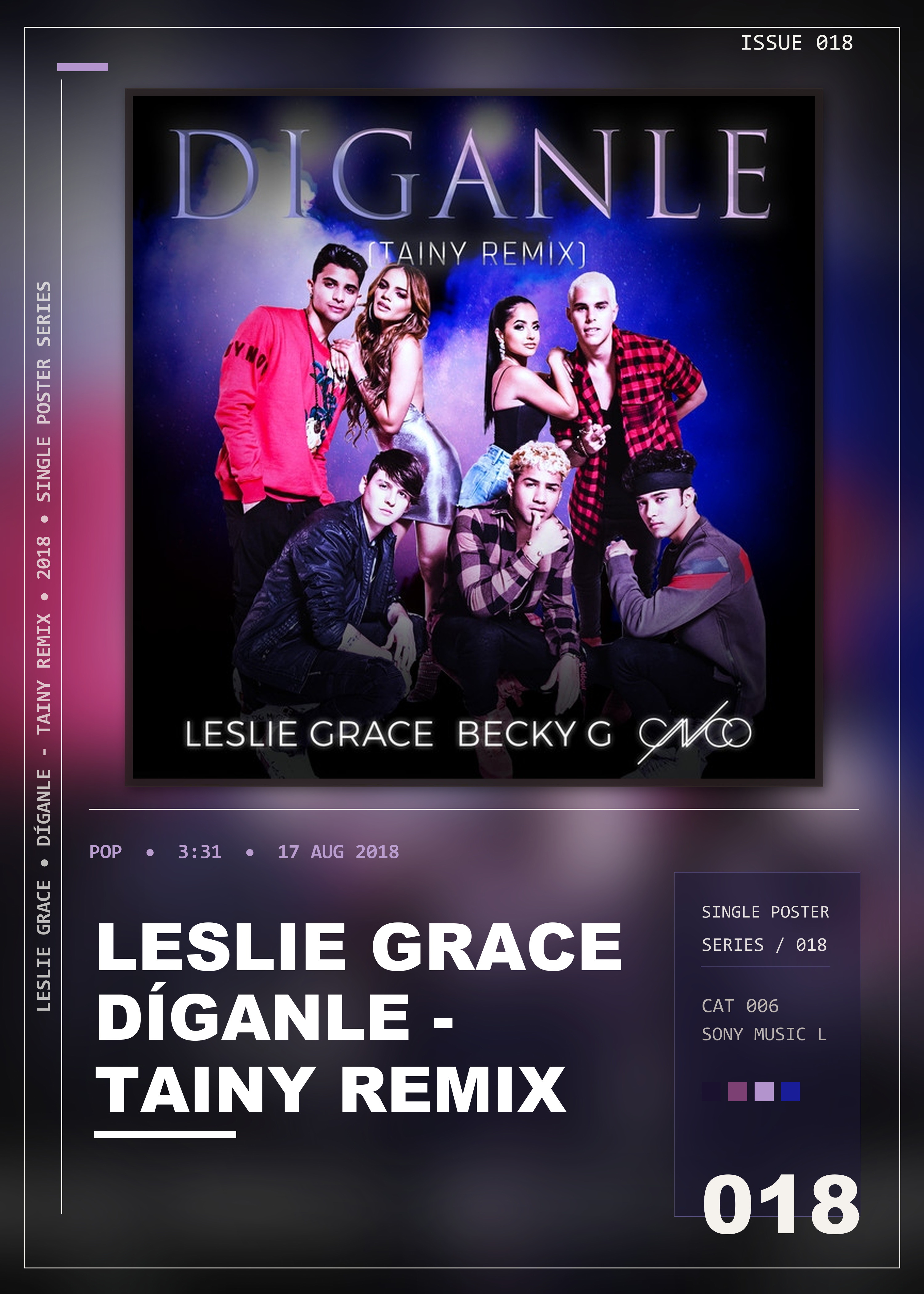 Music poster: Leslie Grace - Díganle - Tainy Remix