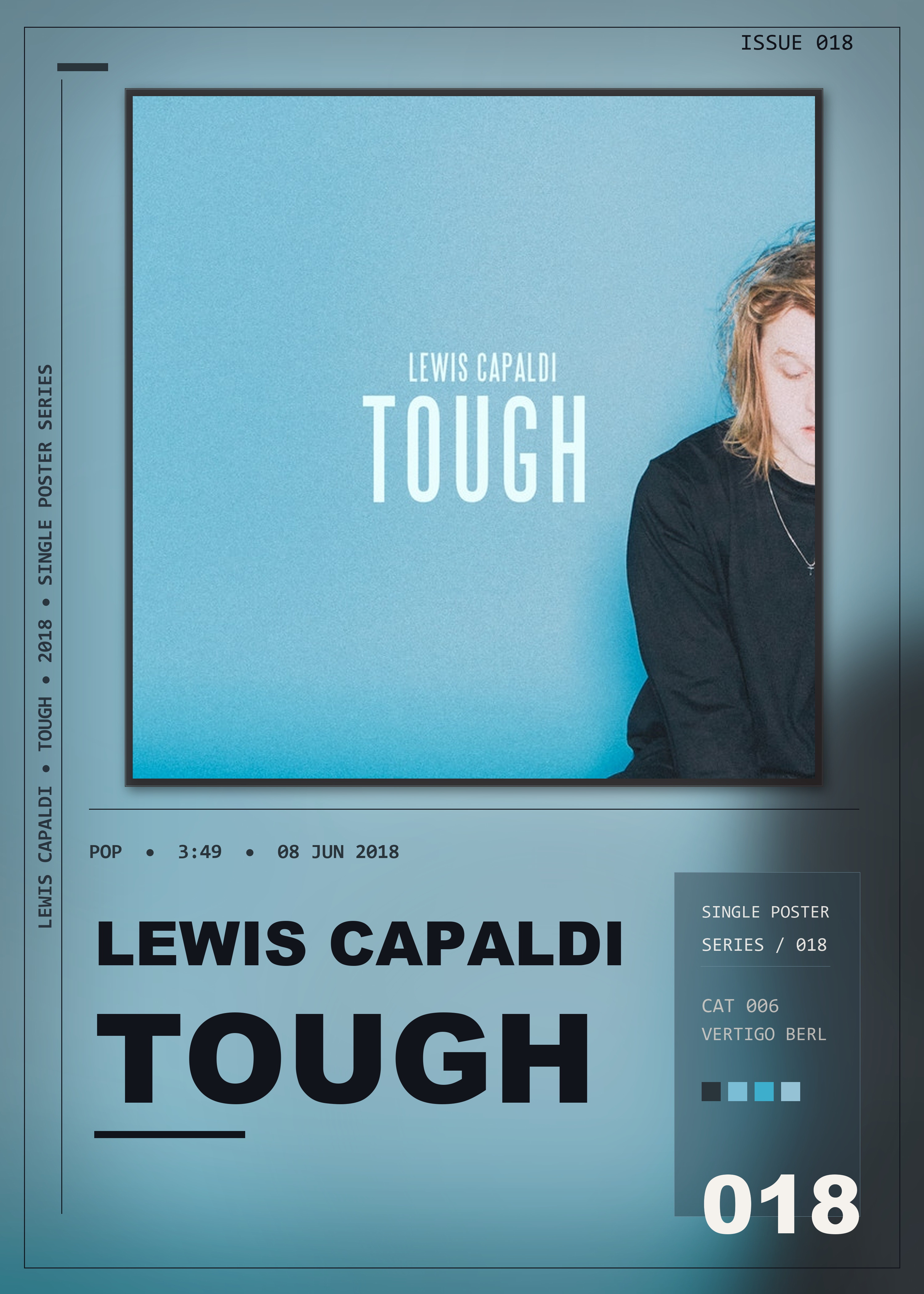 Music poster: Lewis Capaldi - Tough