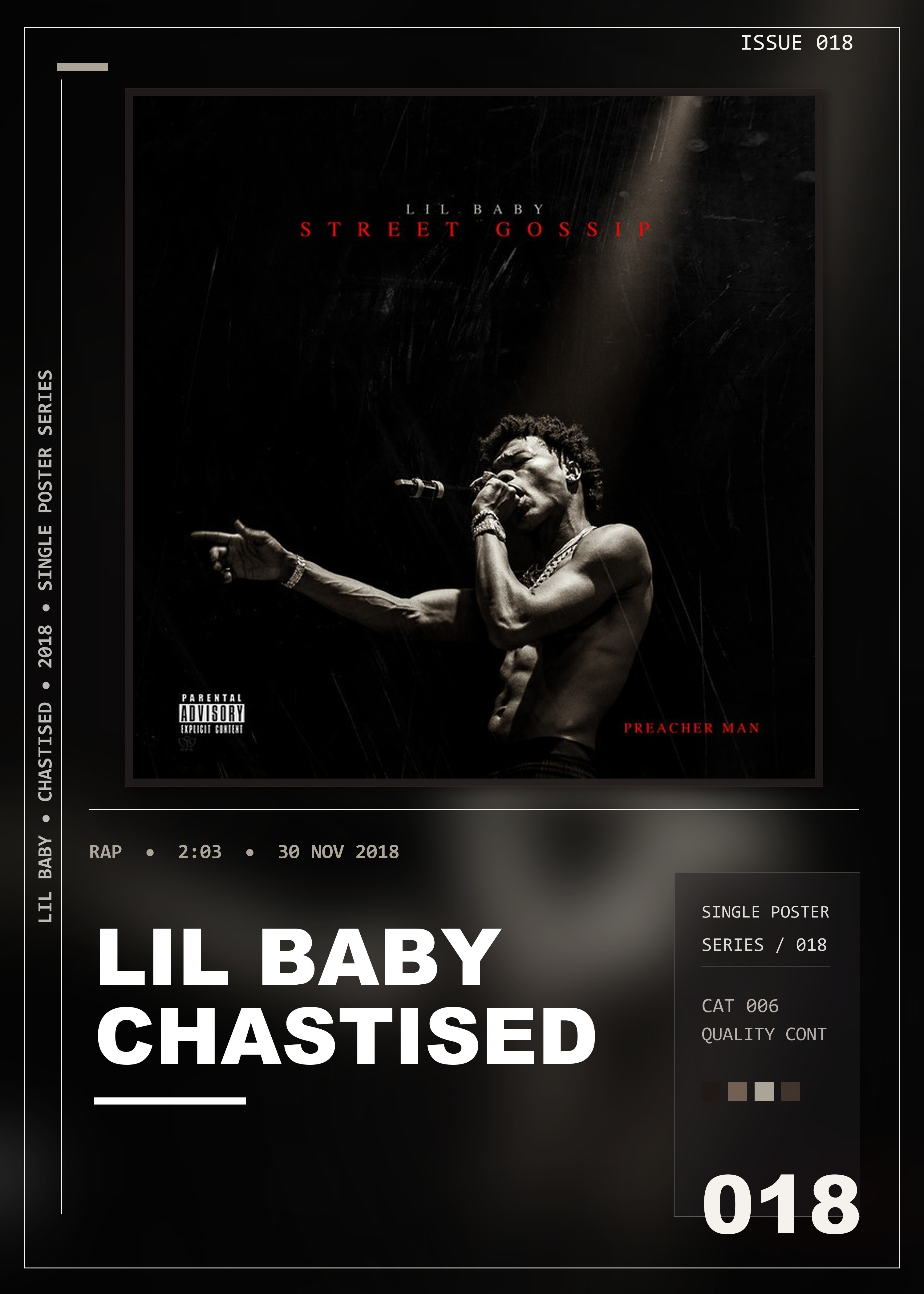 Music poster: Lil Baby - Chastised