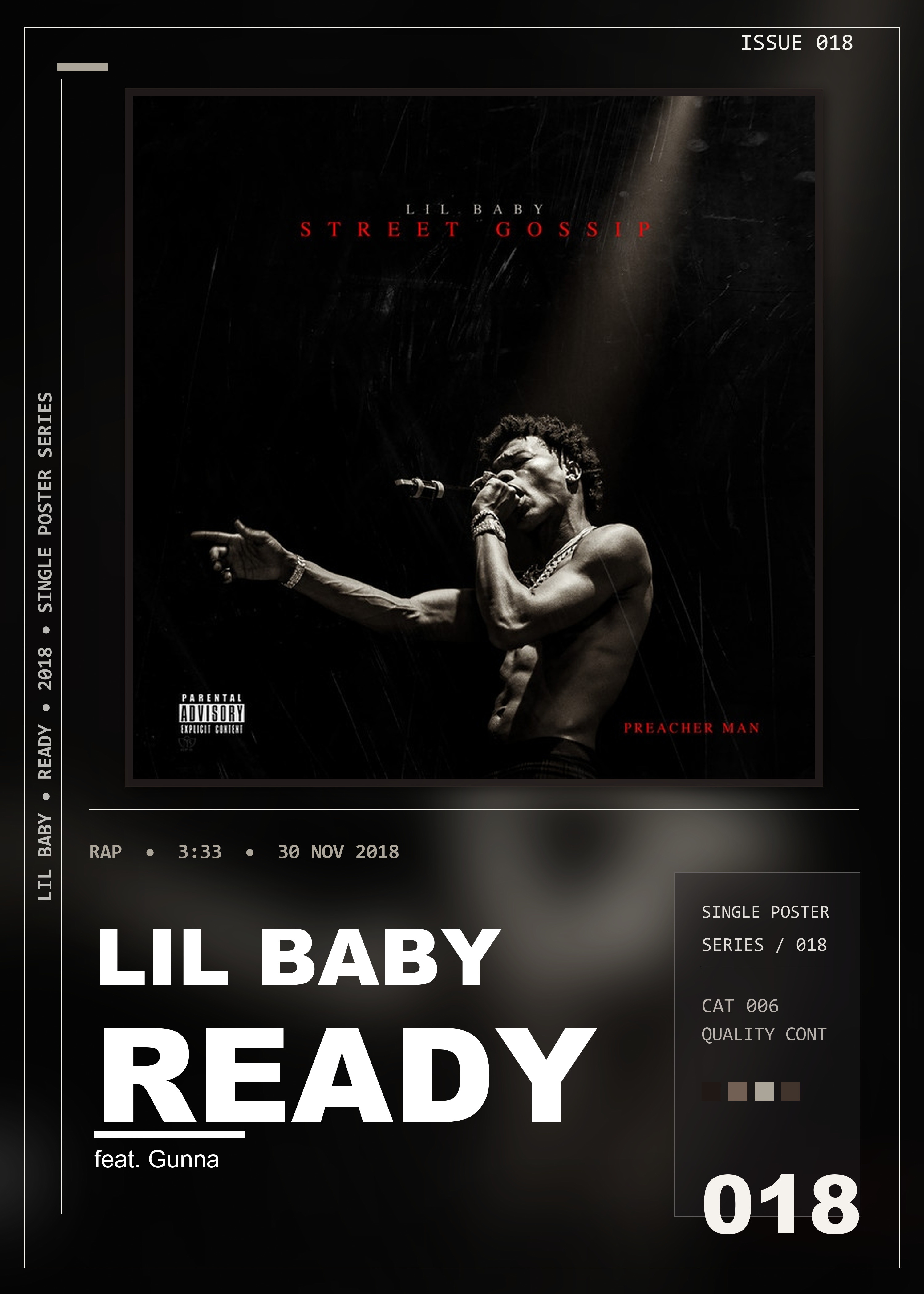 Music poster: Lil Baby - Ready feat Gunna