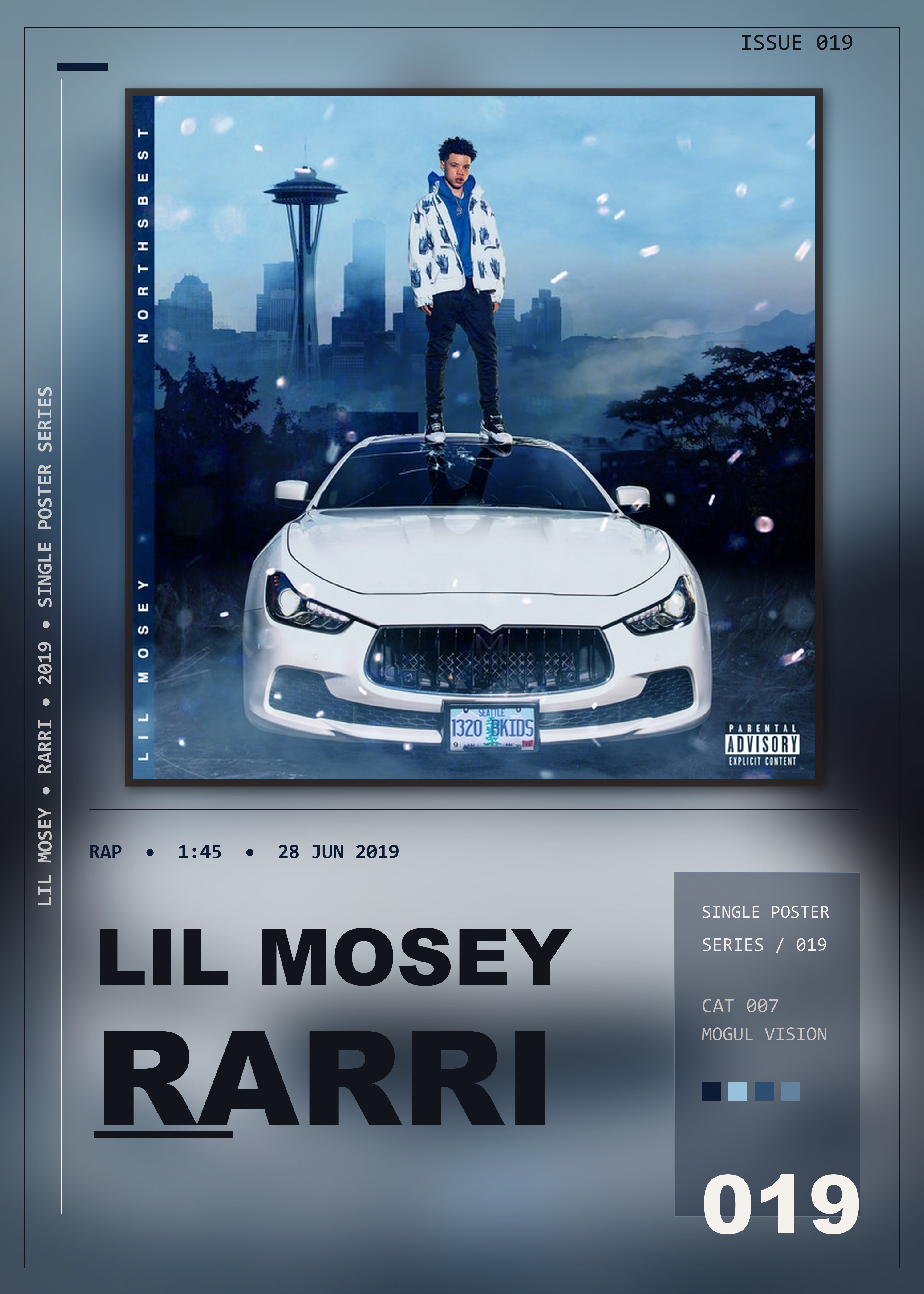 Music poster: Lil Mosey - Rarri