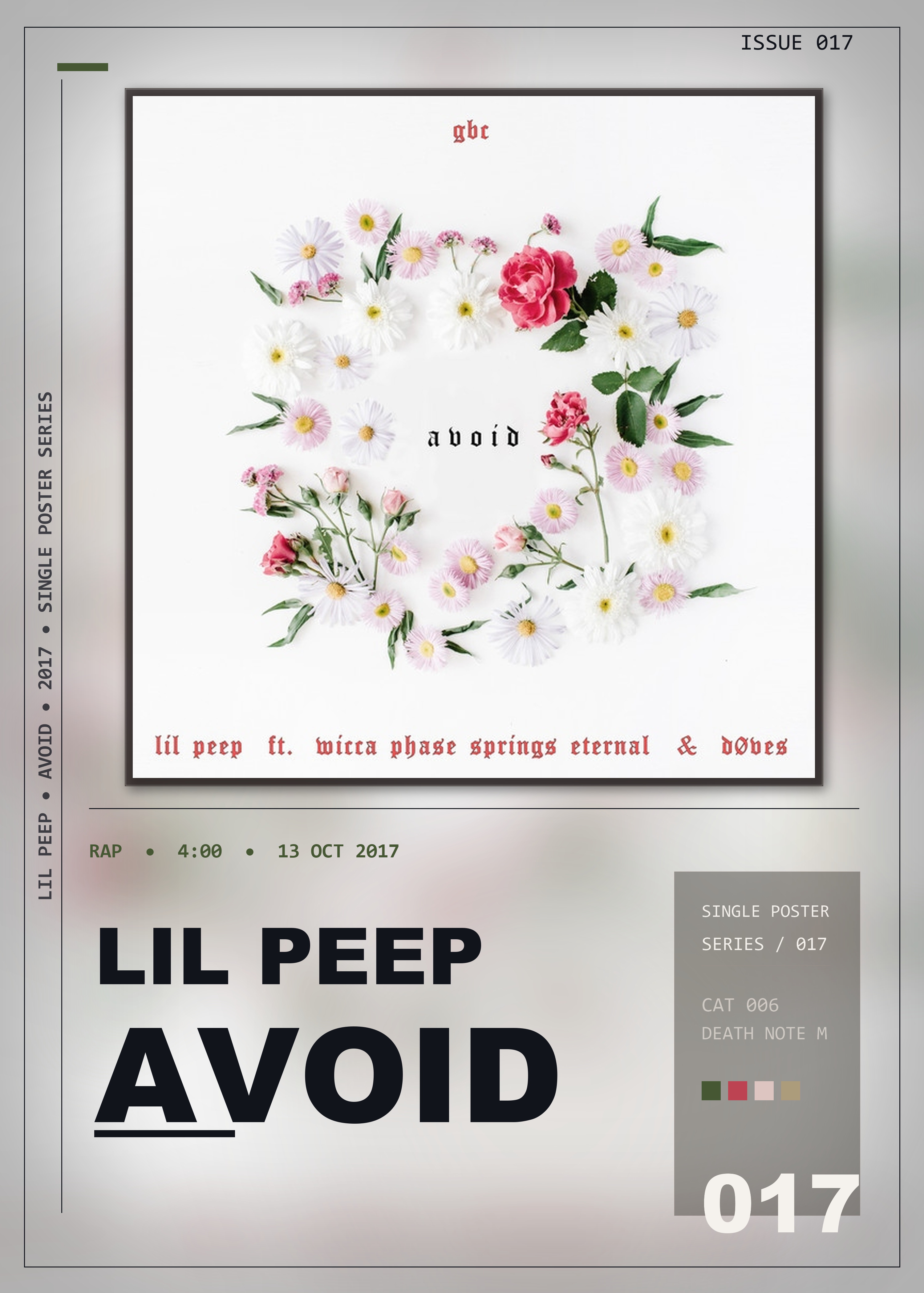 Music poster: Lil Peep - Avoid