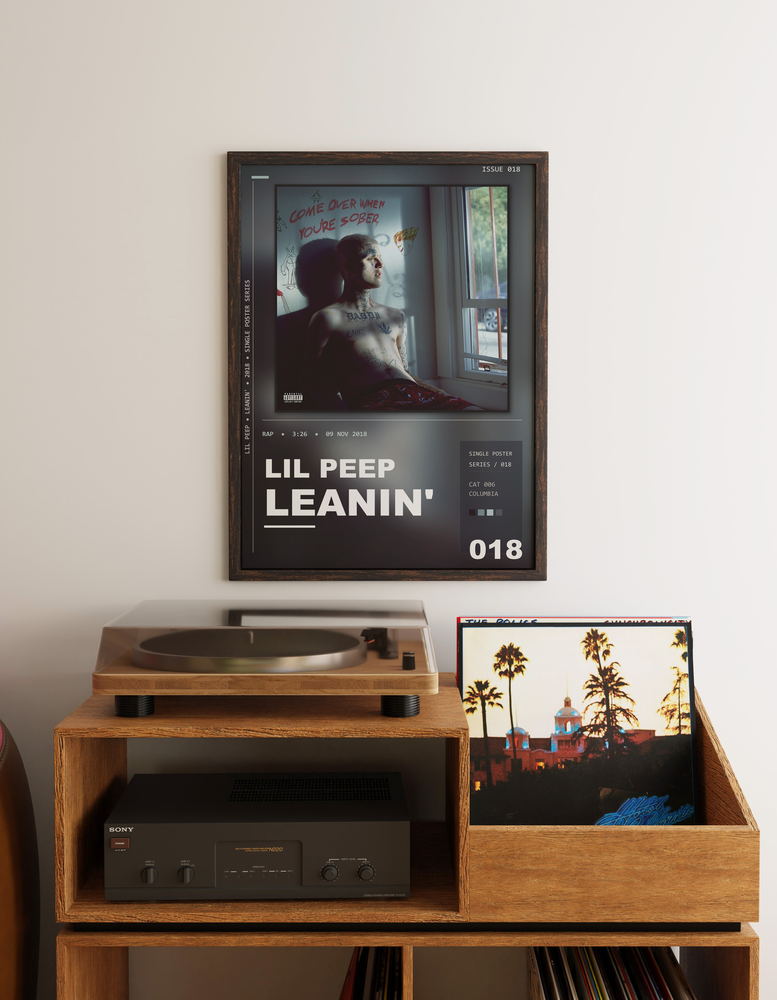 Music poster: Lil Peep - Leanin