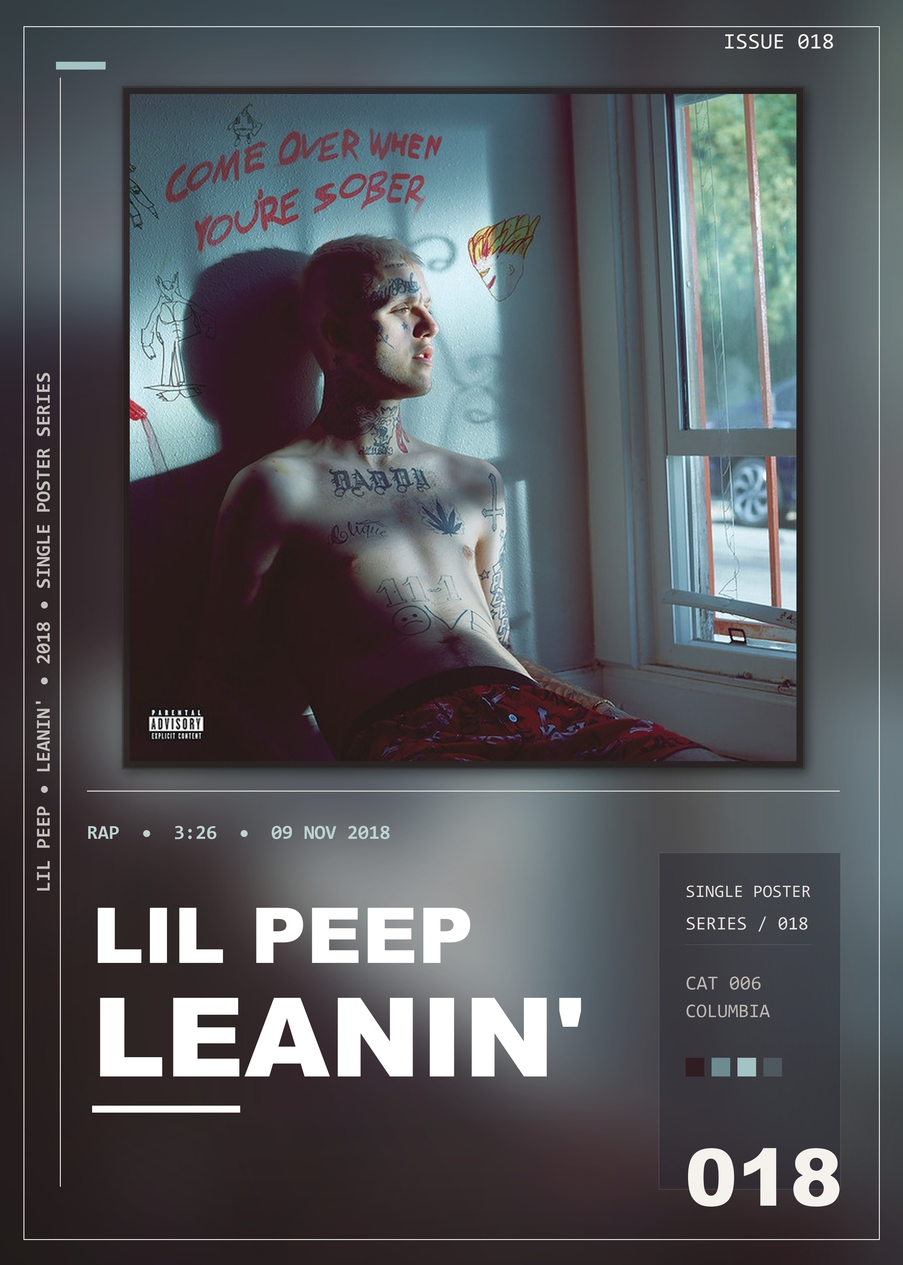 Music poster: Lil Peep - Leanin