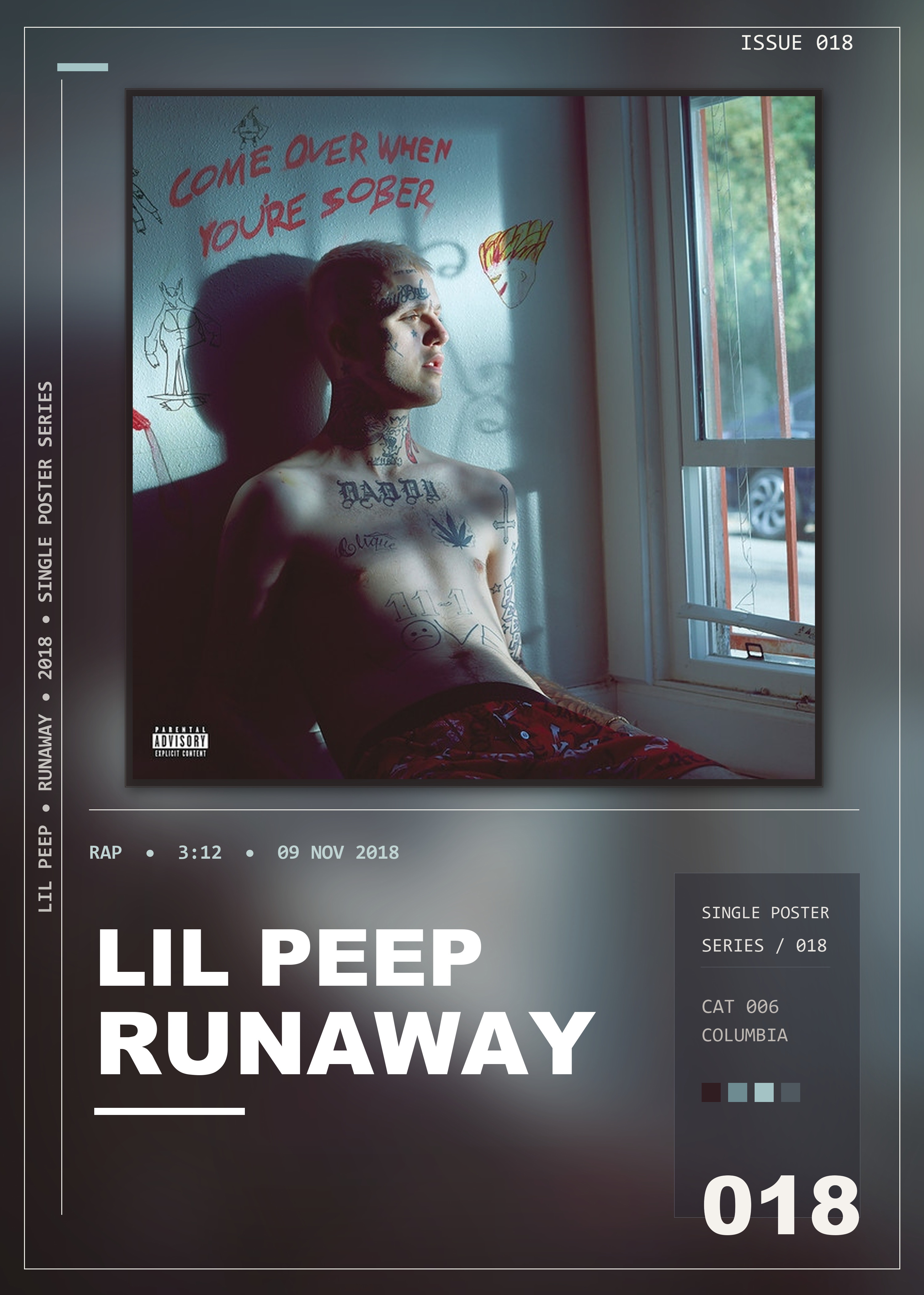 Music poster: Lil Peep - Runaway