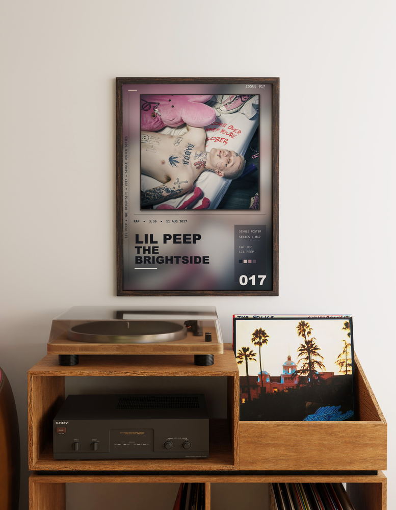Music poster: Lil Peep - The Brightside