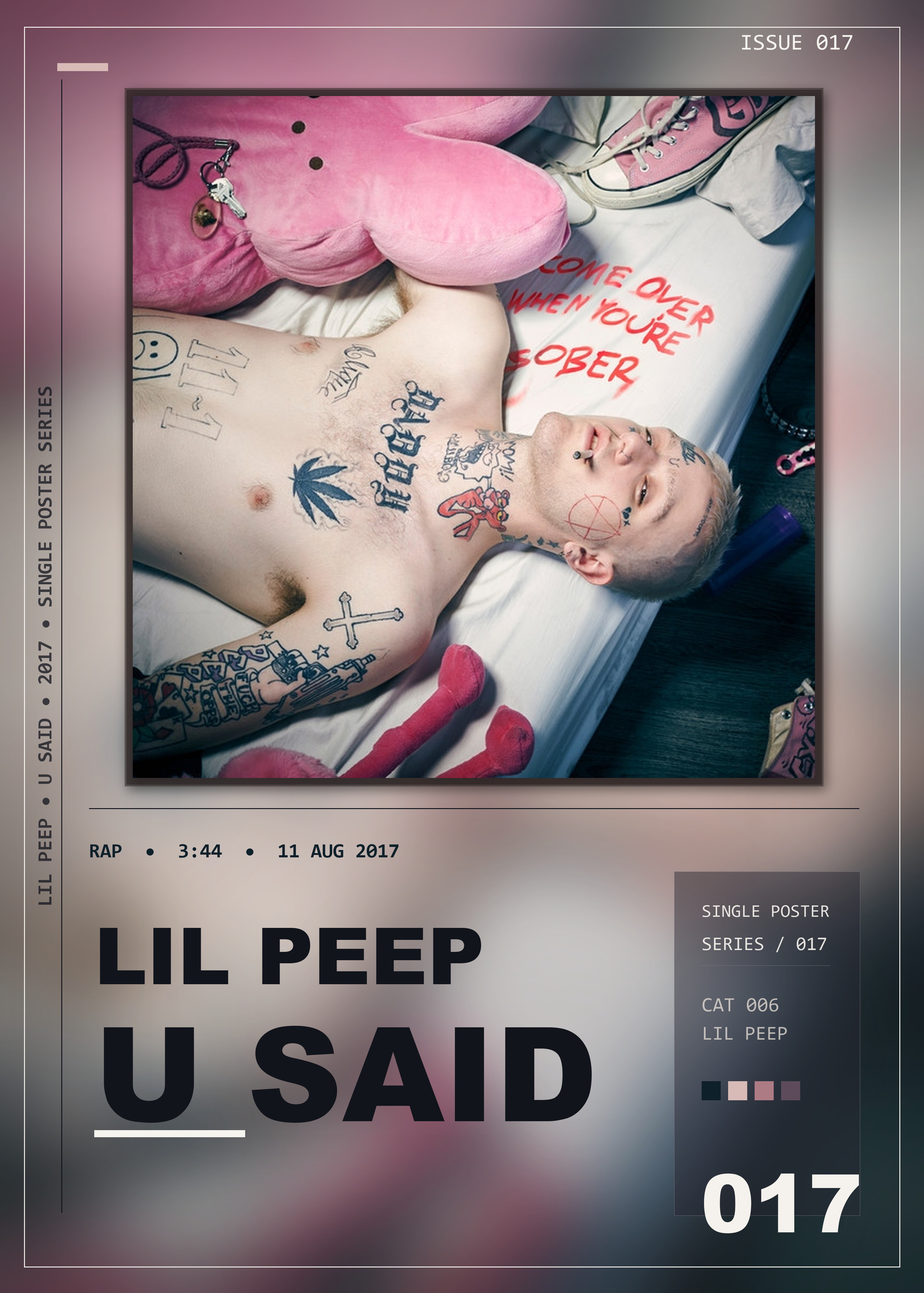 Music poster: Lil Peep - U Said