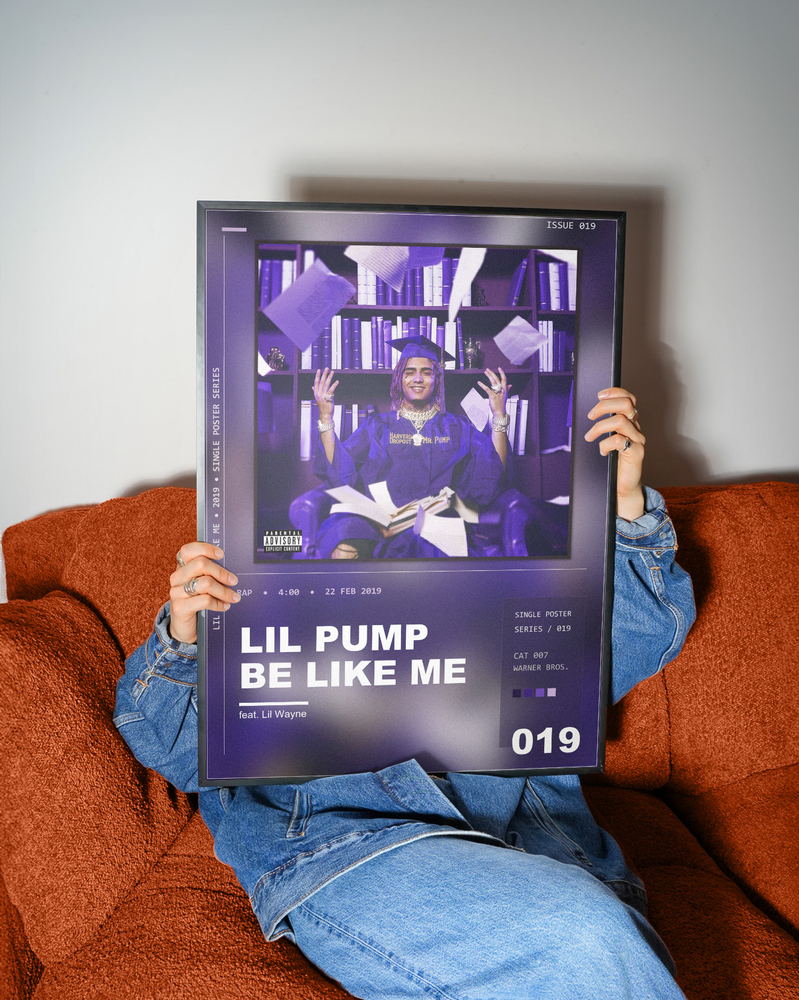 Music poster: Lil Pump - Be Like Me feat Lil Wayne