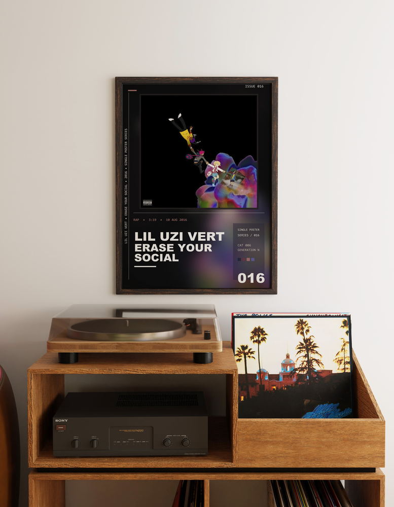Music poster: Lil Uzi Vert - Erase Your Social