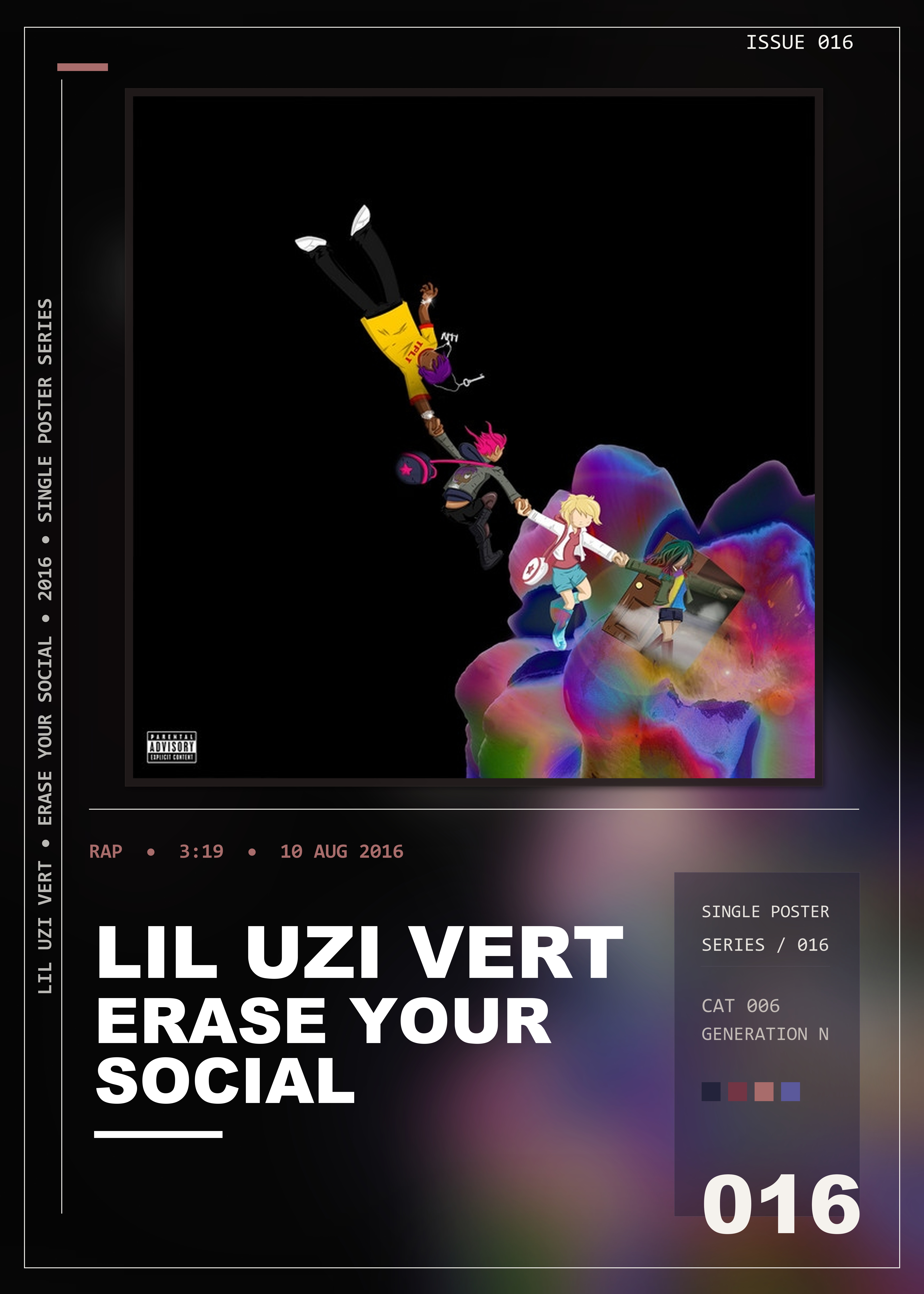 Music poster: Lil Uzi Vert - Erase Your Social